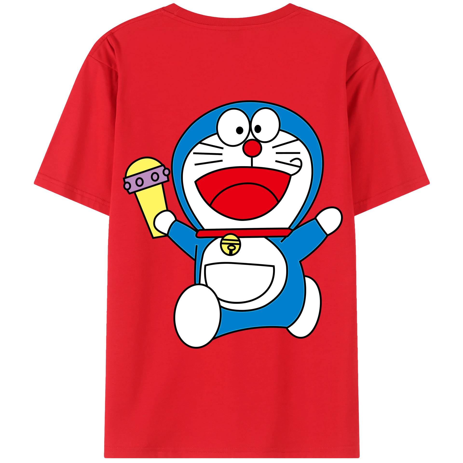 （画像用） ドラえもん Doraemon レディース半袖Tシャツ(バックプリント)