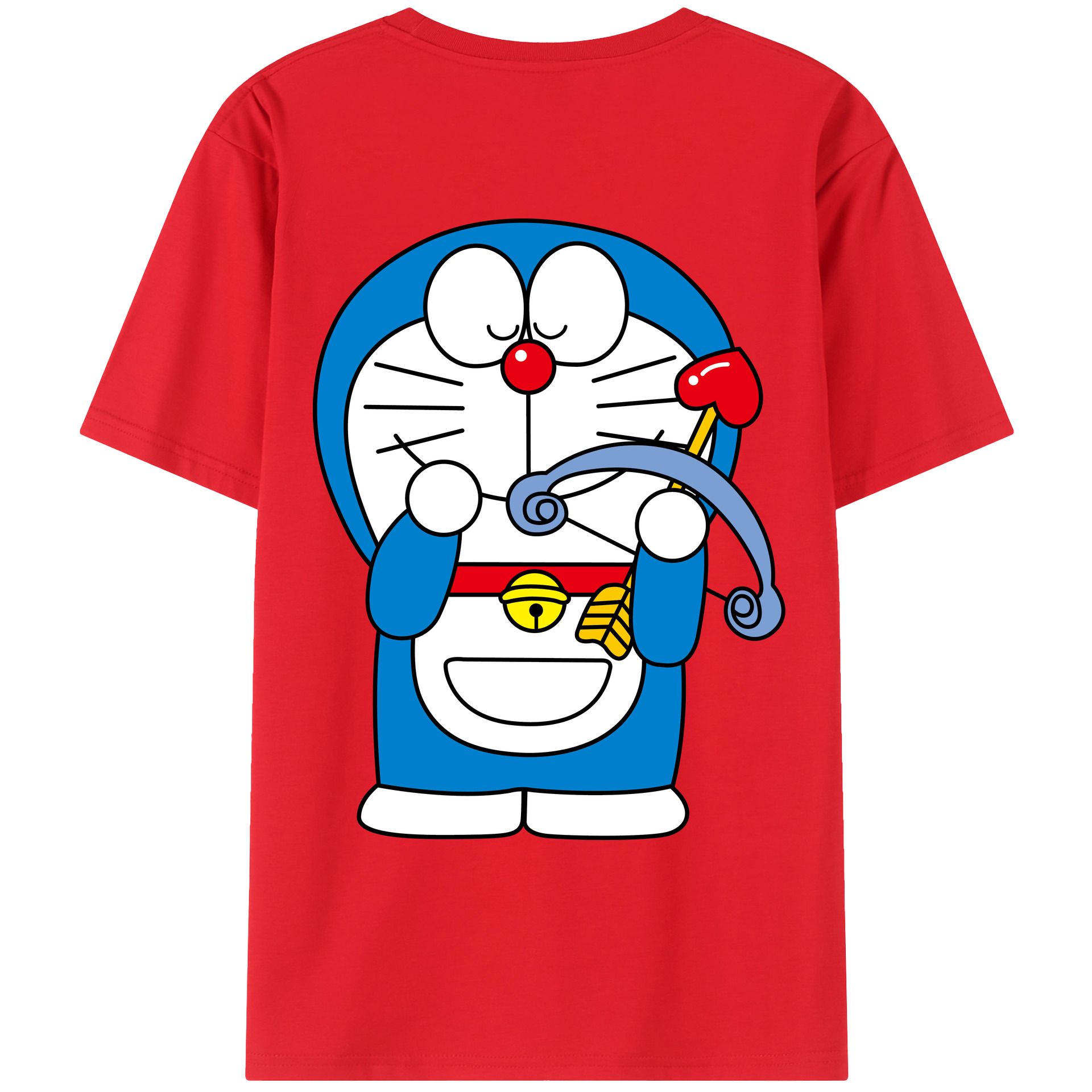 （画像用） ドラえもん Doraemon レディース半袖Tシャツ(バックプリント)