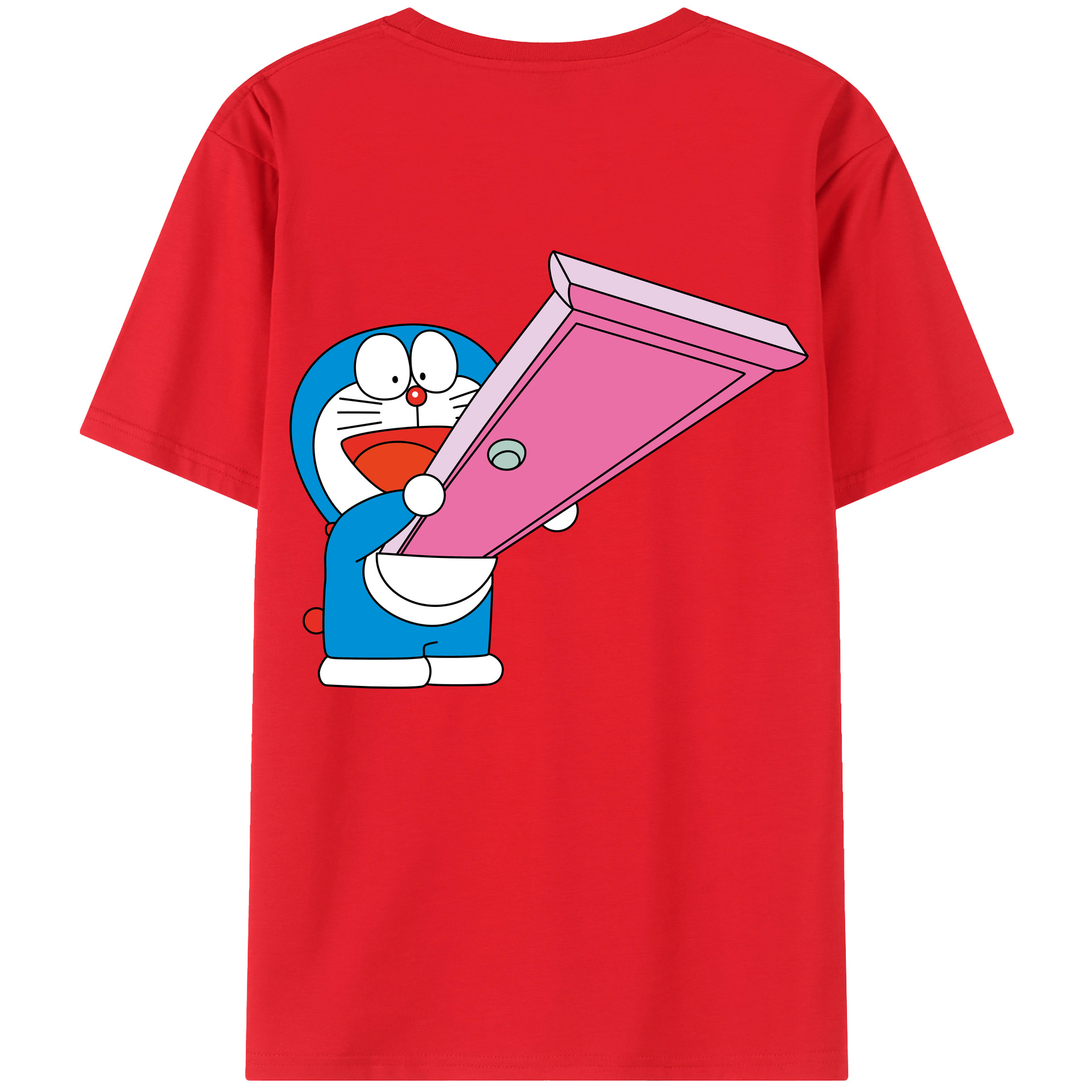 （画像用） ドラえもん Doraemon レディース半袖Tシャツ(バックプリント)