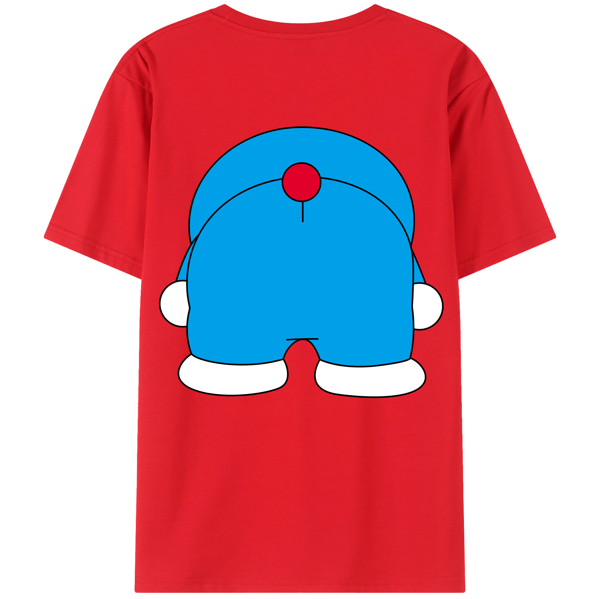 （画像用） ドラえもん Doraemon レディース半袖Tシャツ(バックプリント)