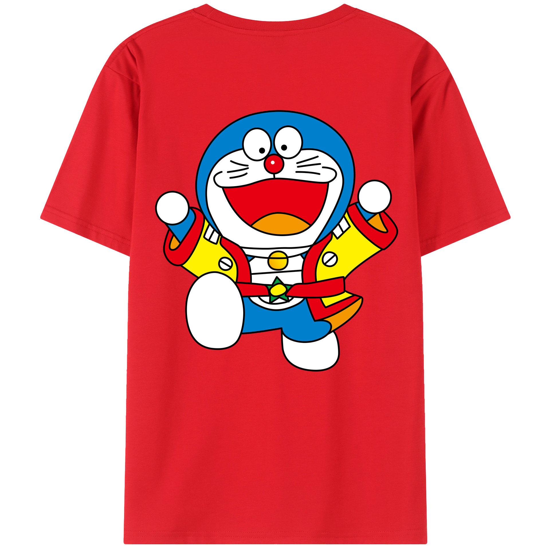 （画像用） ドラえもん Doraemon レディース半袖Tシャツ(バックプリント)