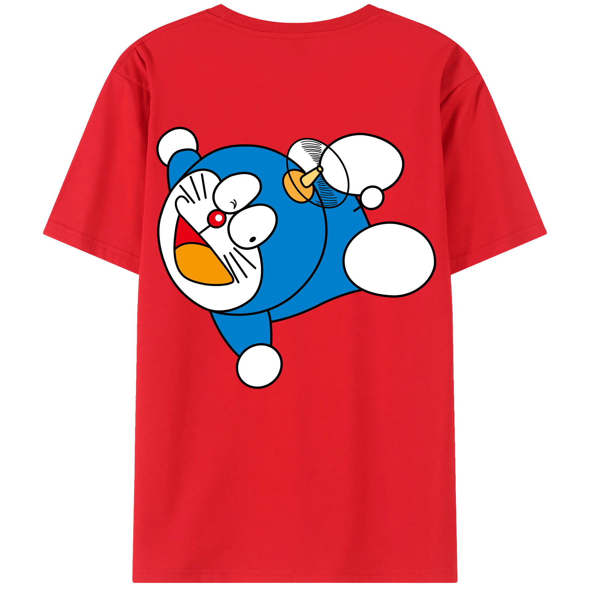 （画像用） ドラえもん Doraemon レディース半袖Tシャツ(バックプリント)