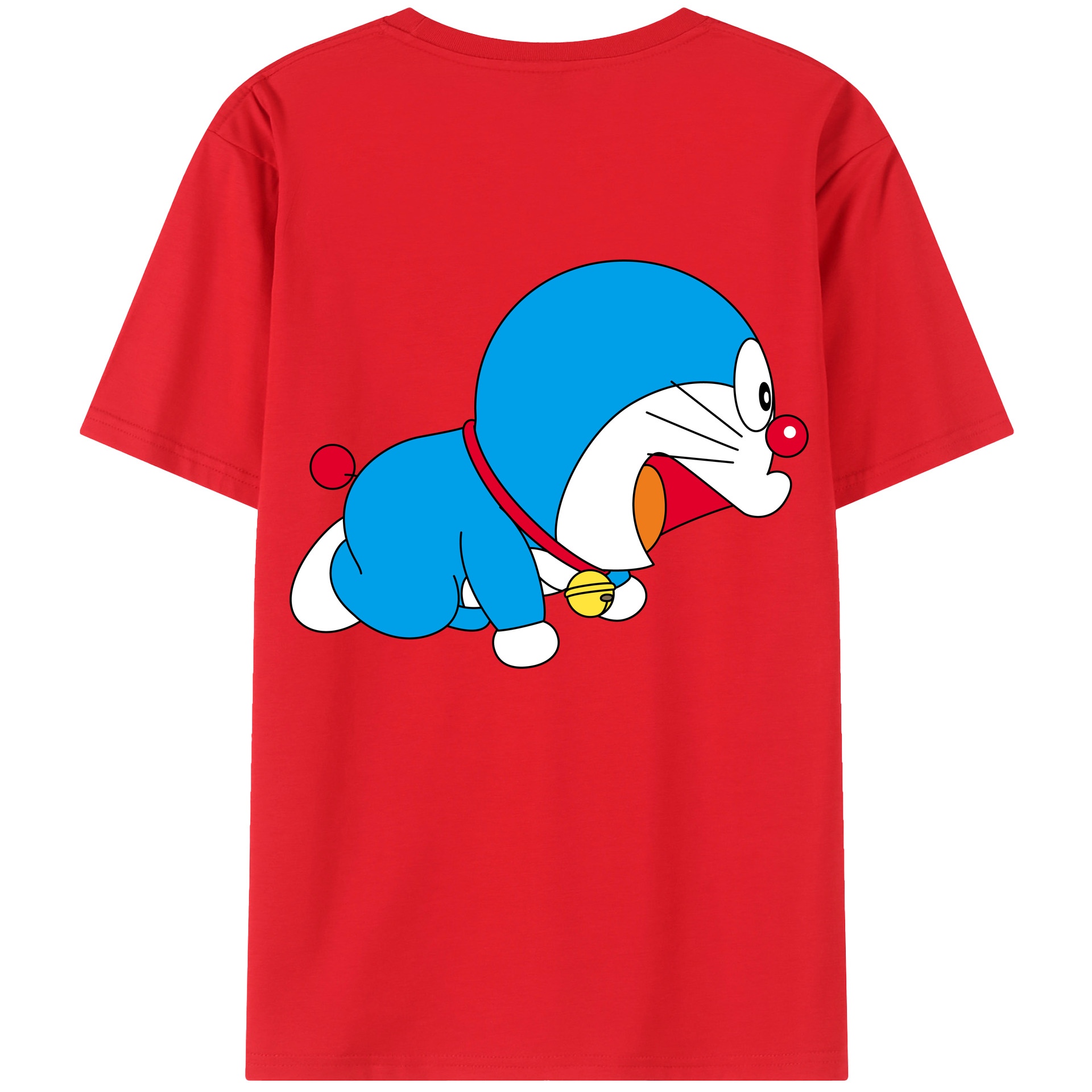 （画像用） ドラえもん Doraemon レディース半袖Tシャツ(バックプリント)