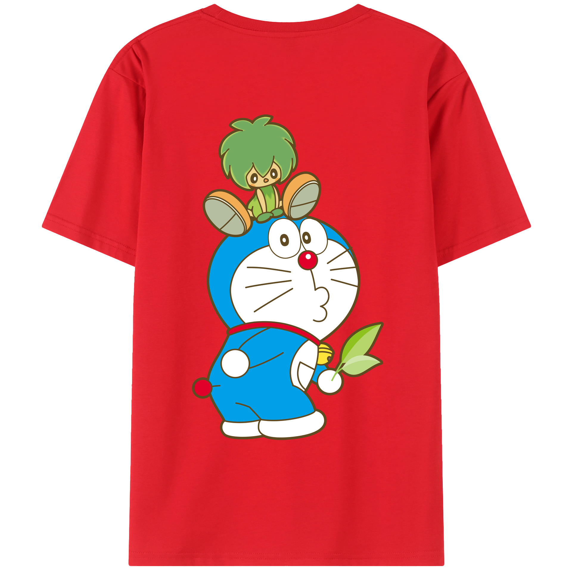 （画像用） ドラえもん Doraemon レディース半袖Tシャツ(バックプリント)