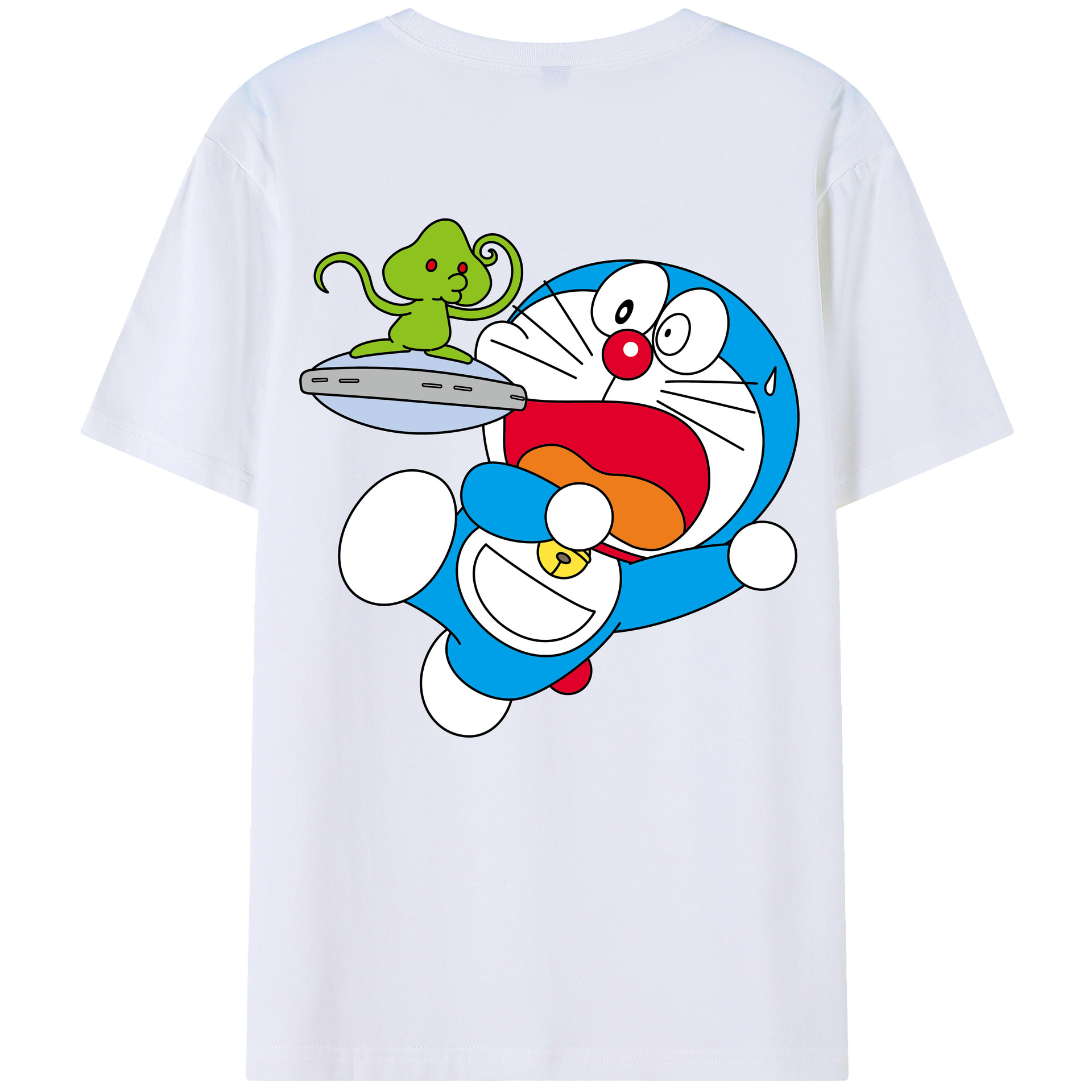 （画像用） ドラえもん Doraemon レディース半袖Tシャツ(バックプリント)