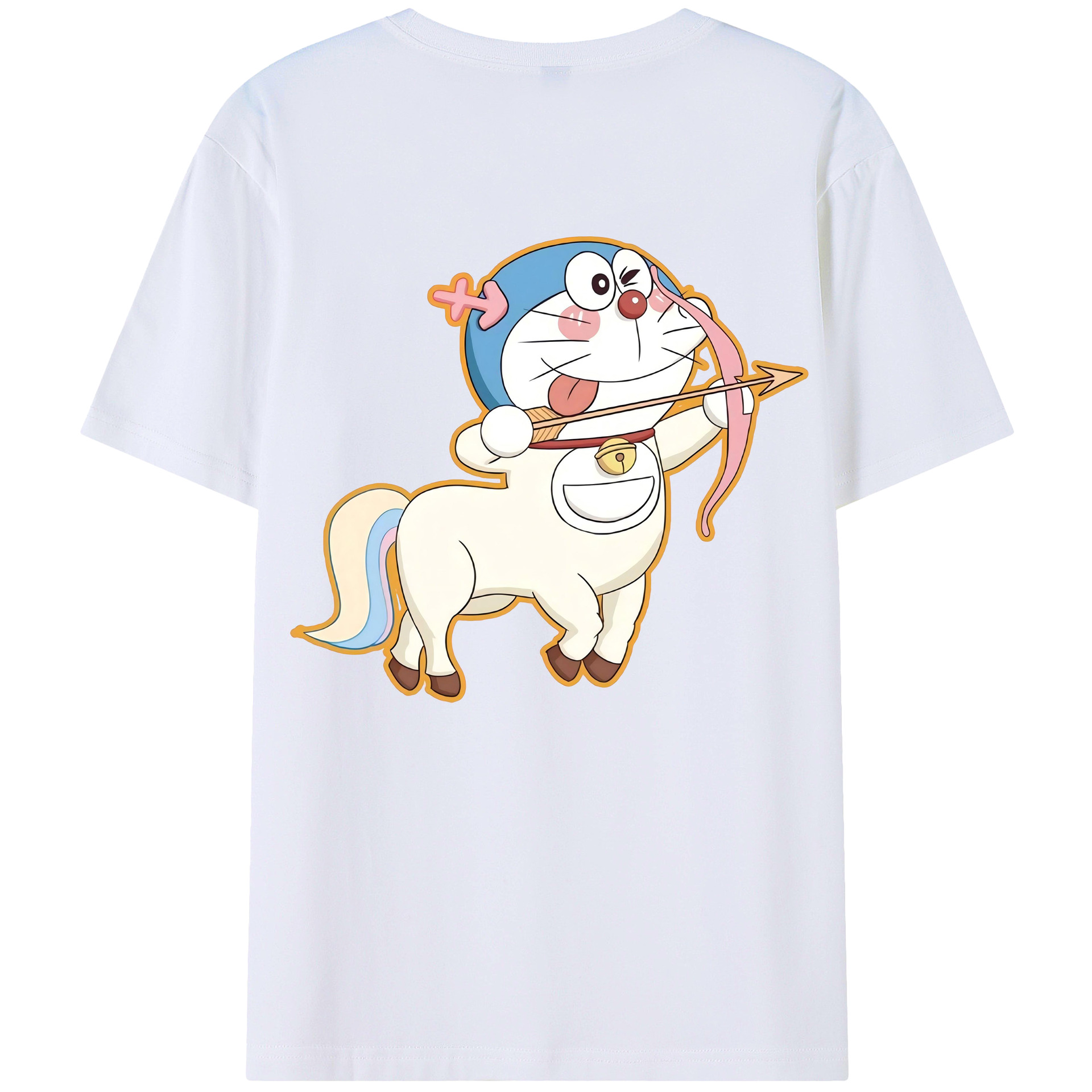 （画像用） ドラえもん Doraemon レディース半袖Tシャツ(バックプリント)