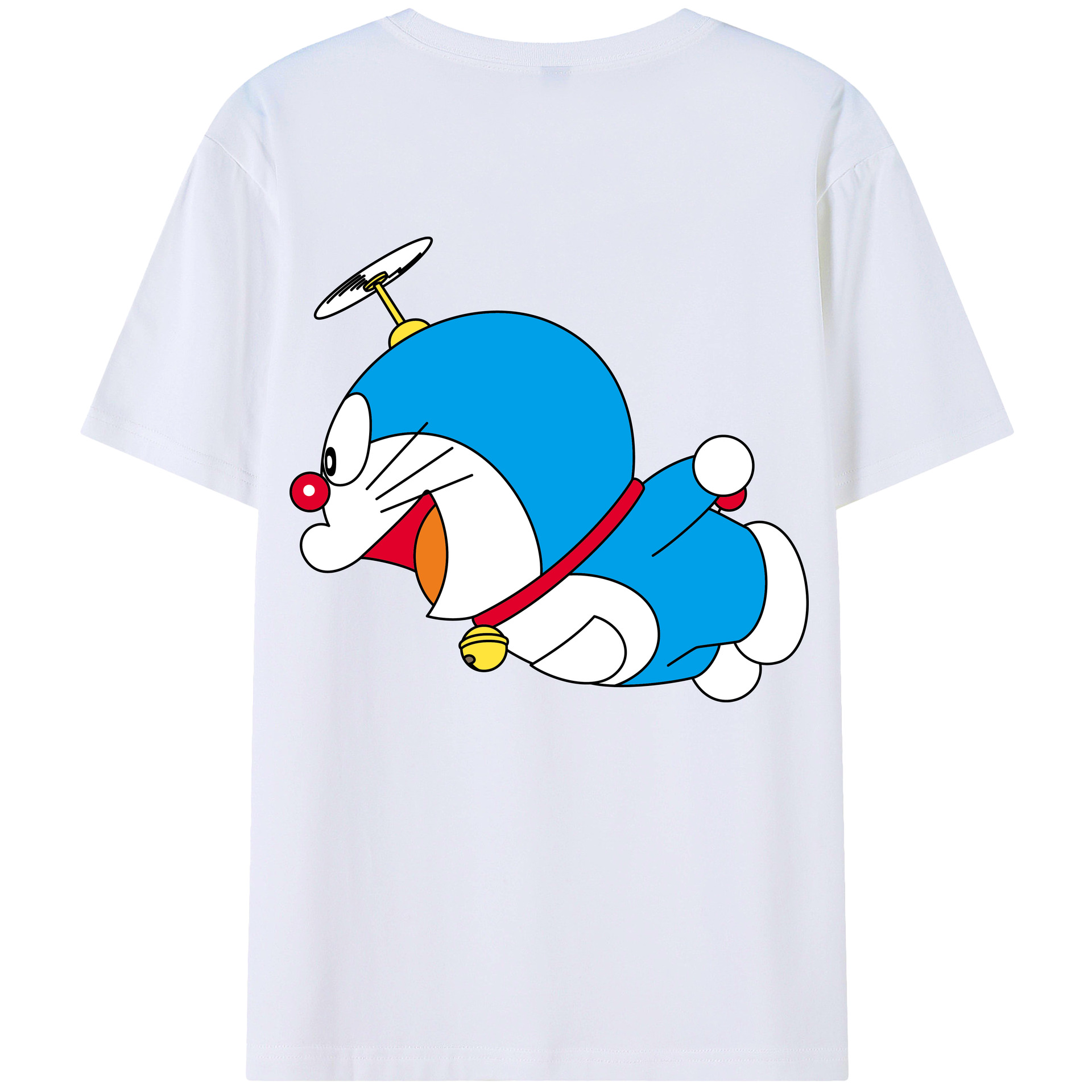 （画像用） ドラえもん Doraemon レディース半袖Tシャツ(バックプリント)