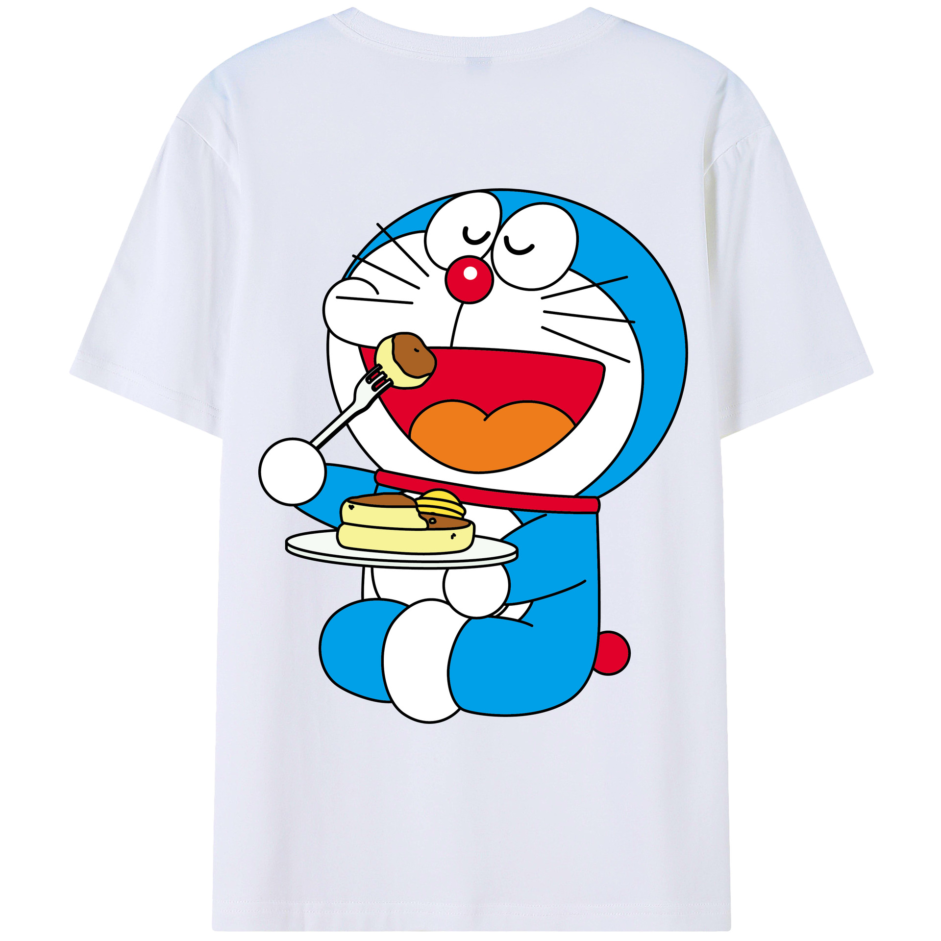 （画像用） ドラえもん Doraemon レディース半袖Tシャツ(バックプリント)