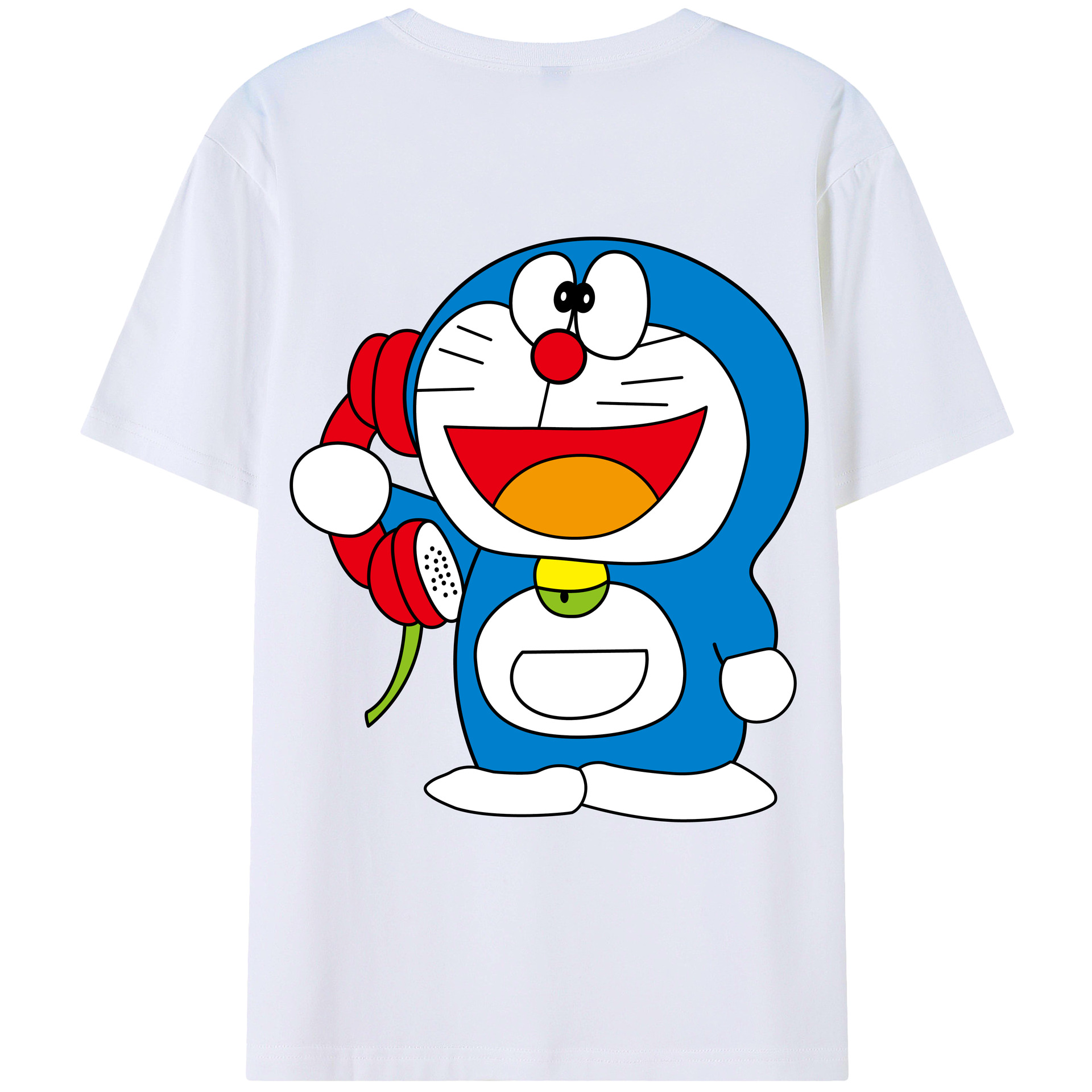 （画像用） ドラえもん Doraemon レディース半袖Tシャツ(バックプリント)