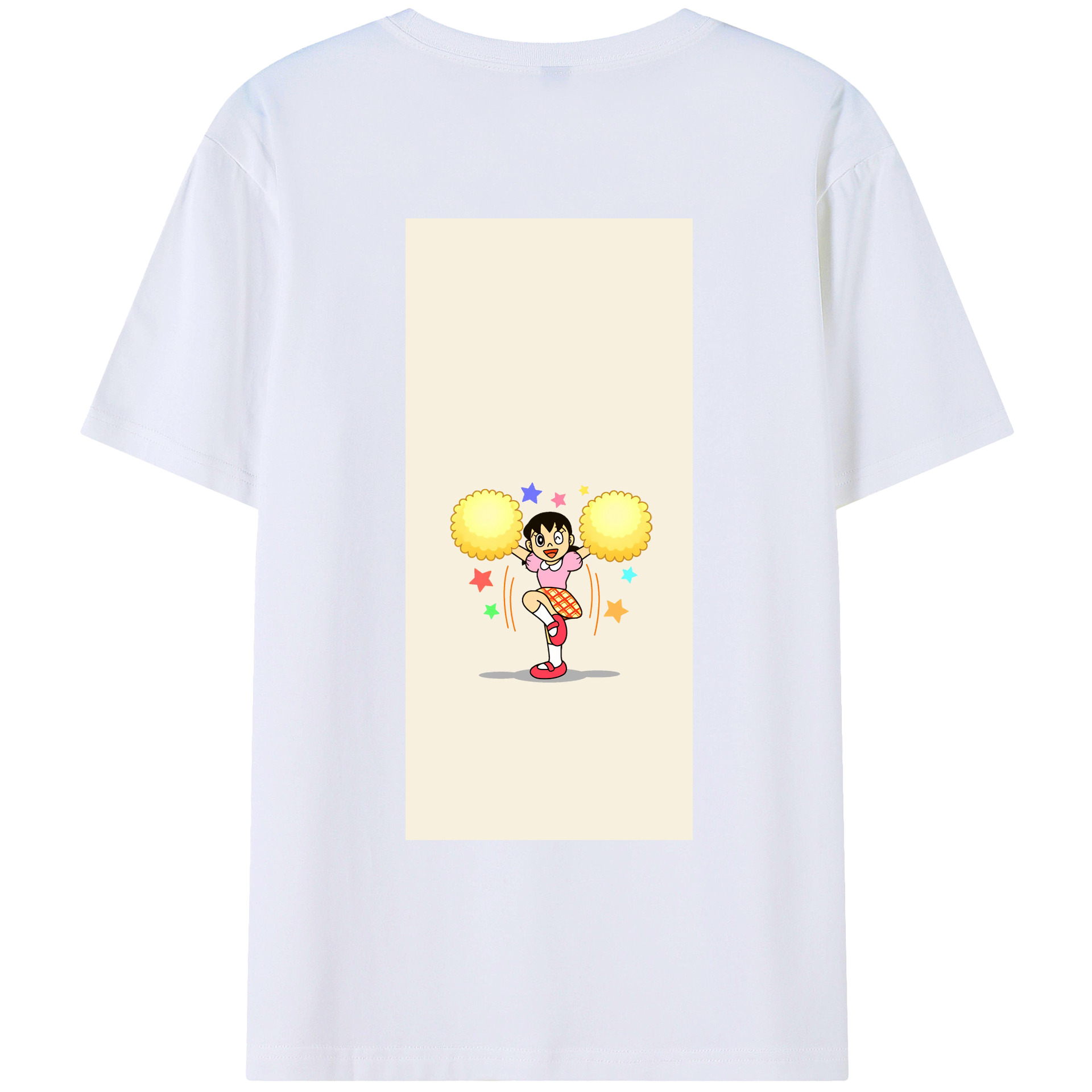 （画像用） ドラえもん みなもと しずか Doraemon Shizuka Minamoto レディース半袖Tシャツ(バックプリント)
