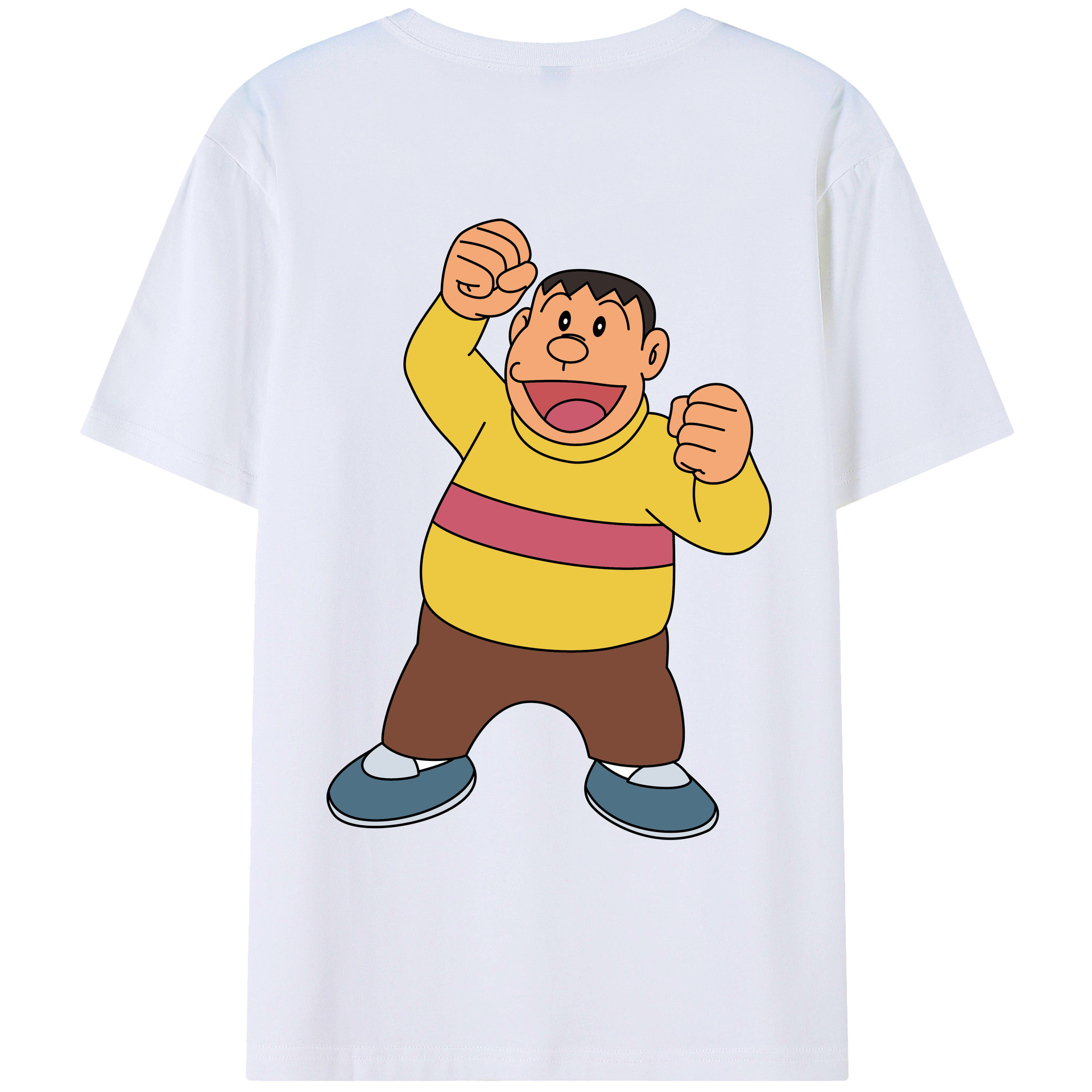 （画像用） ドラえもん 剛田武 Doraemon Gouta Takeshi レディース半袖Tシャツ(バックプリント)
