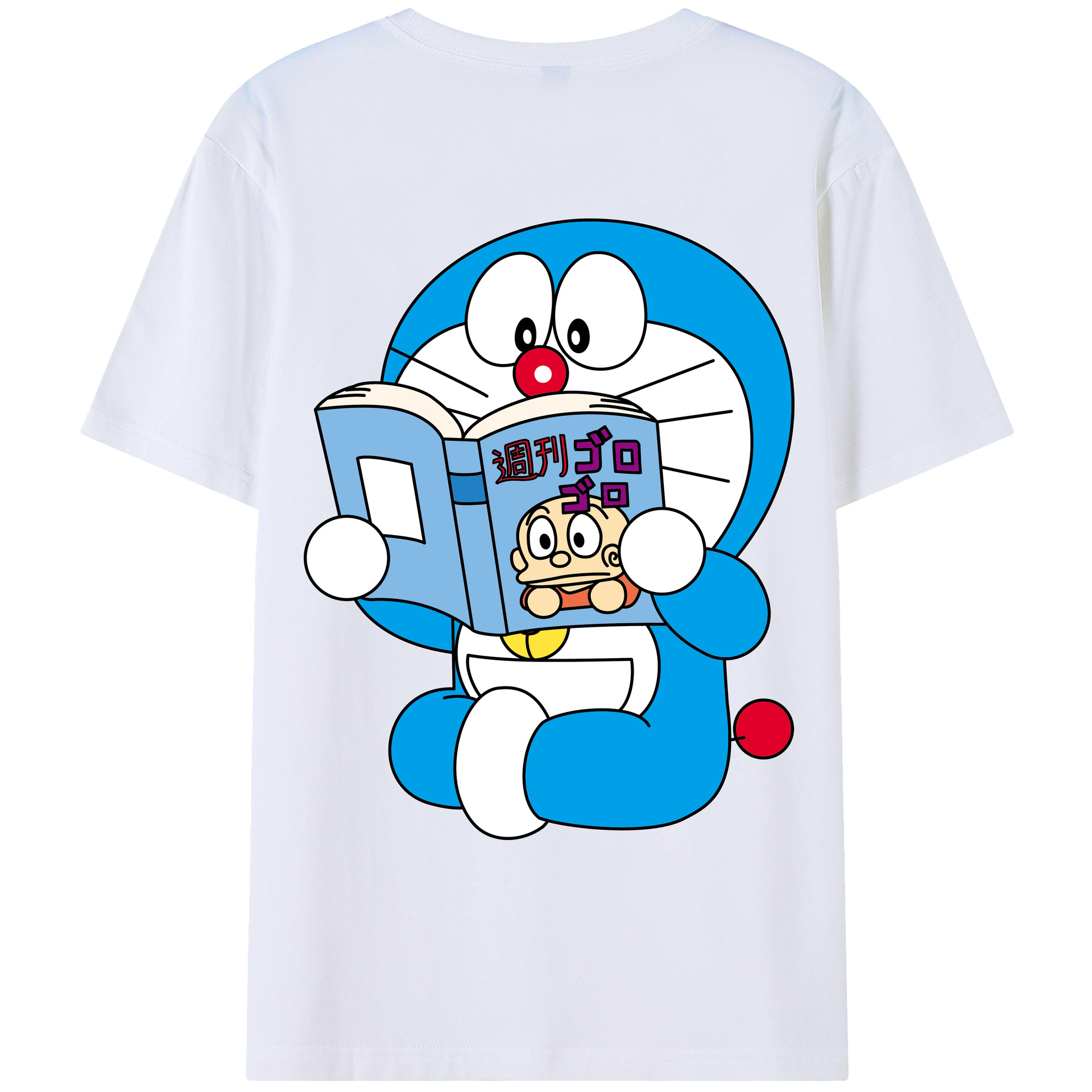 （画像用） ドラえもん Doraemon レディース半袖Tシャツ(バックプリント)