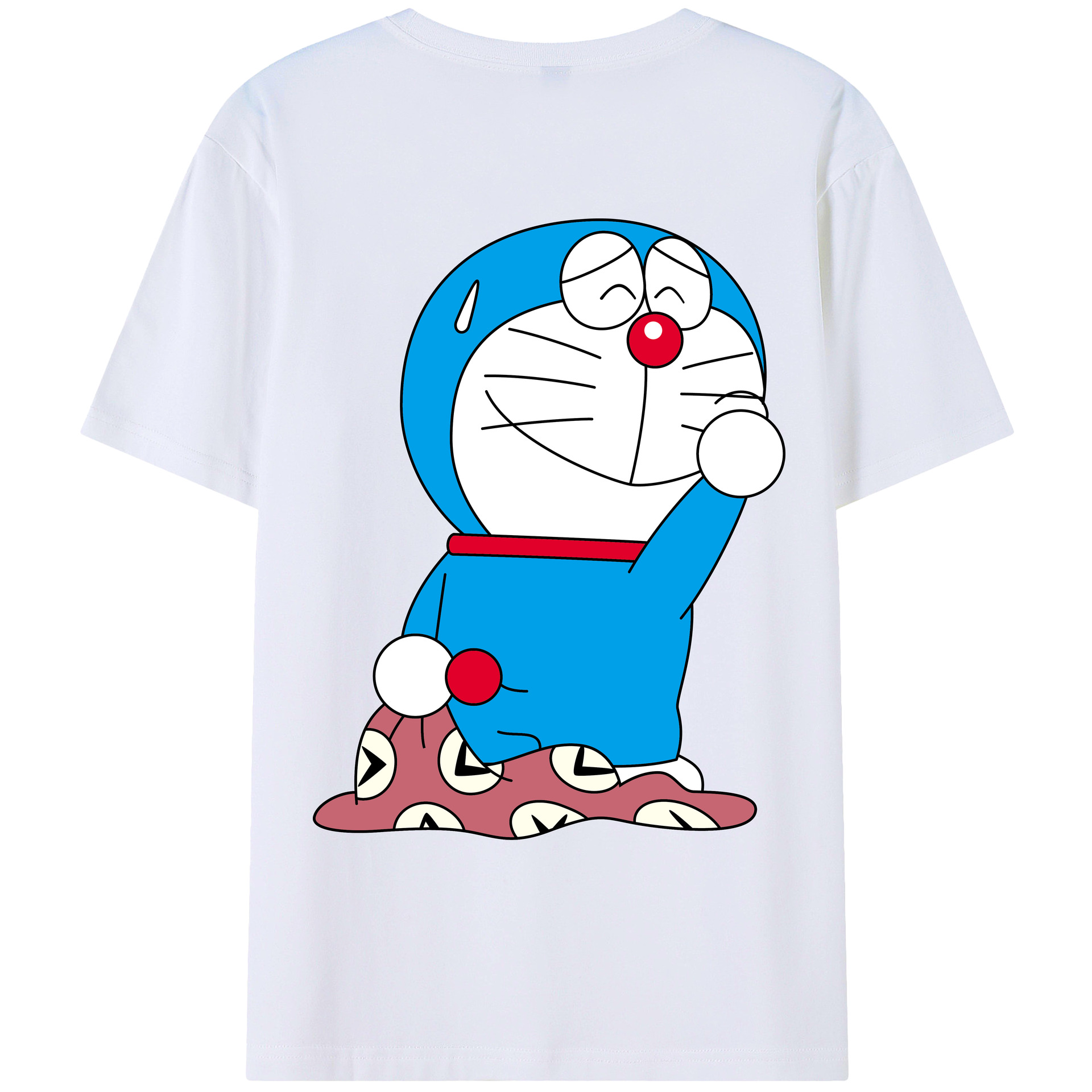 （画像用） ドラえもん Doraemon レディース半袖Tシャツ(バックプリント)