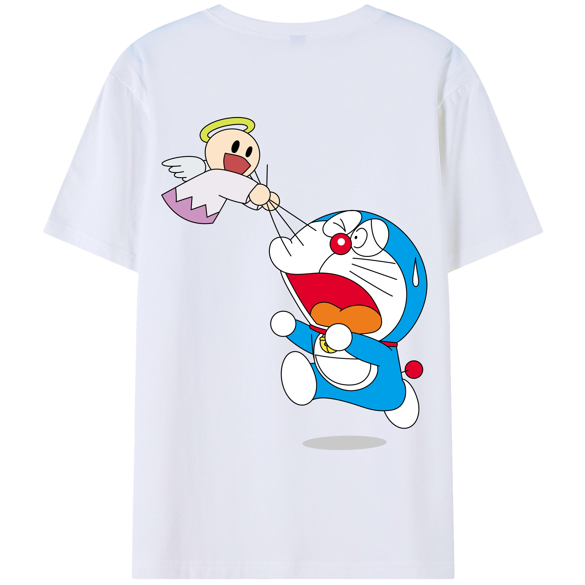 （画像用） ドラえもん Doraemon レディース半袖Tシャツ(バックプリント)