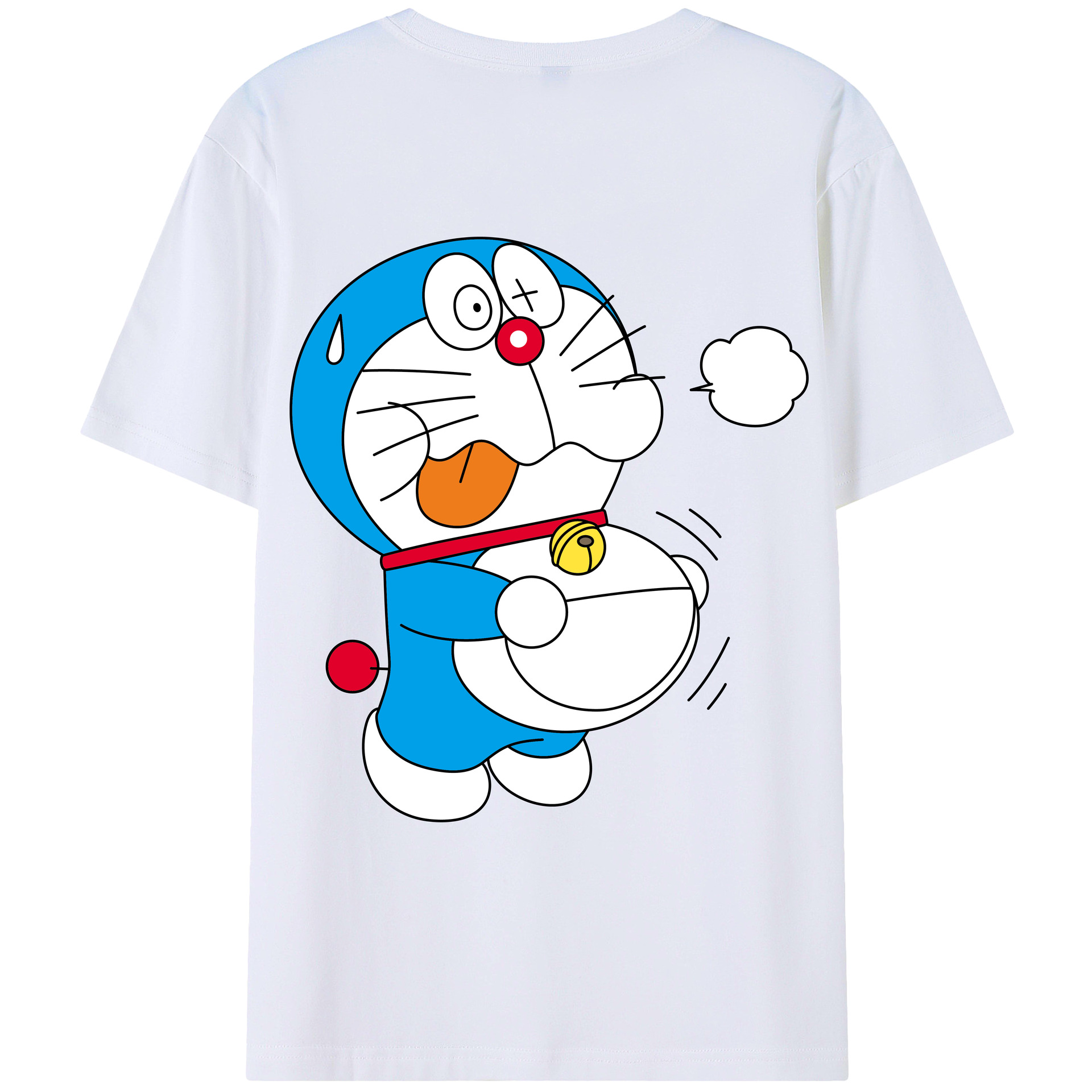 （画像用） ドラえもん Doraemon レディース半袖Tシャツ(バックプリント)