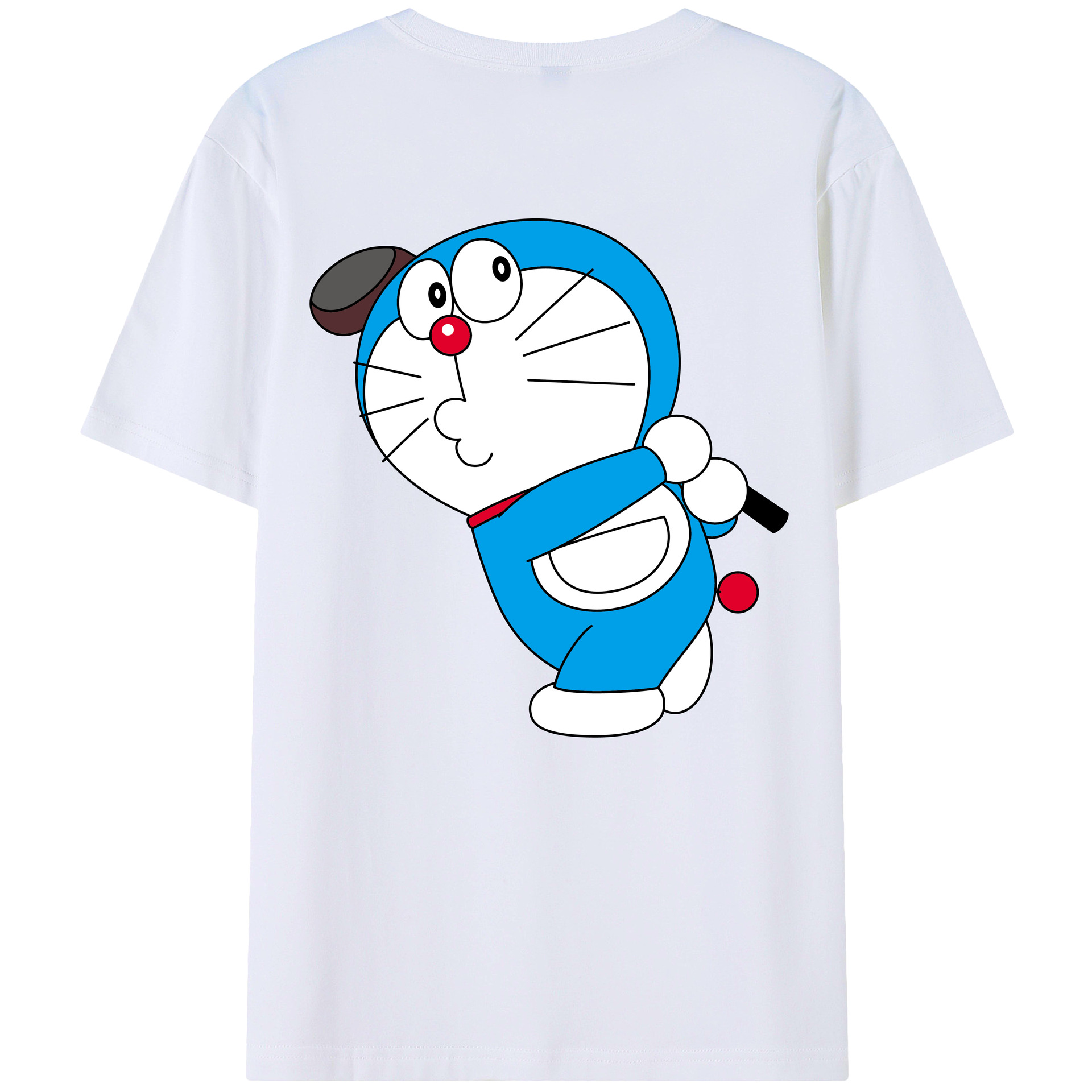 （画像用） ドラえもん Doraemon レディース半袖Tシャツ(バックプリント)