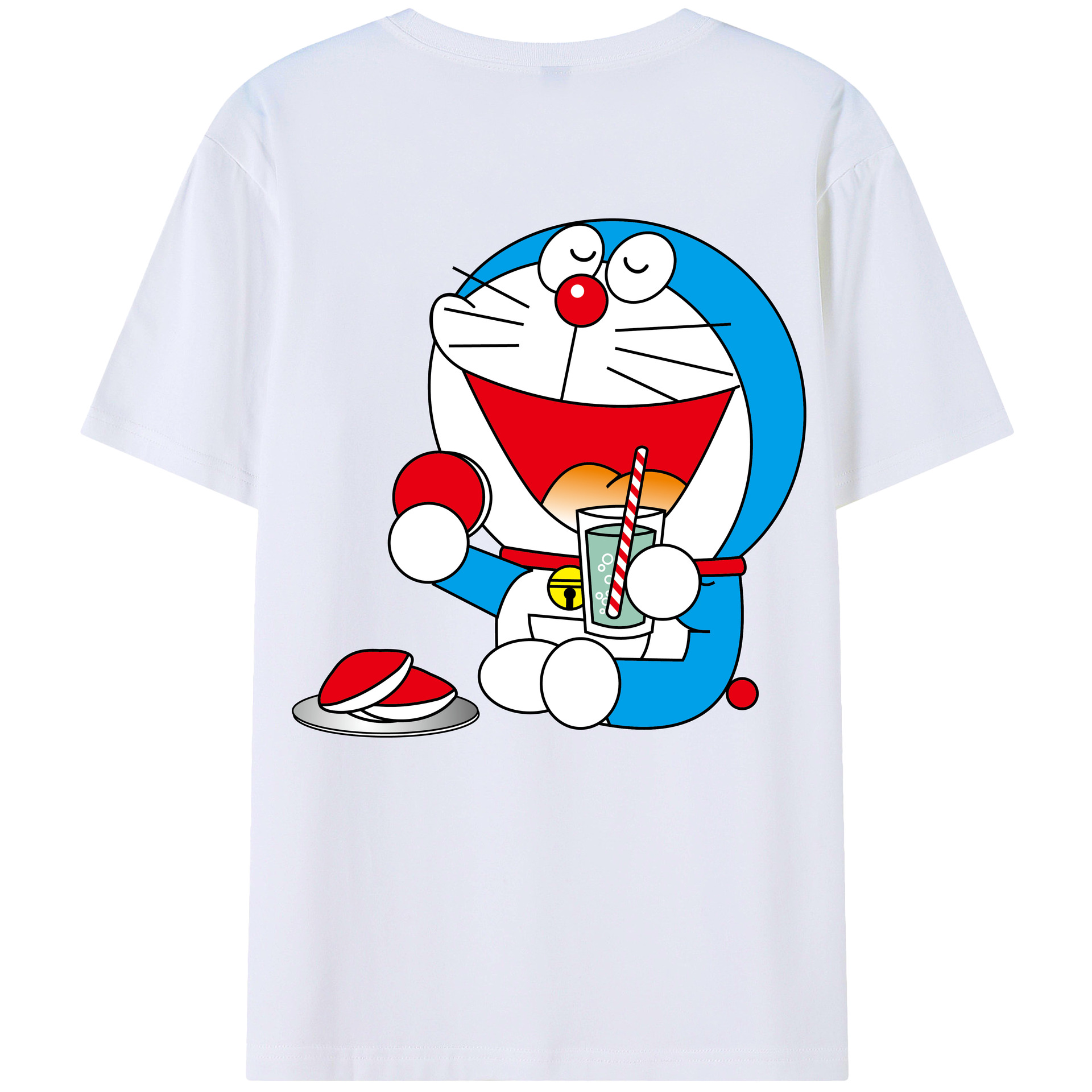 （画像用） ドラえもん Doraemon レディース半袖Tシャツ(バックプリント)