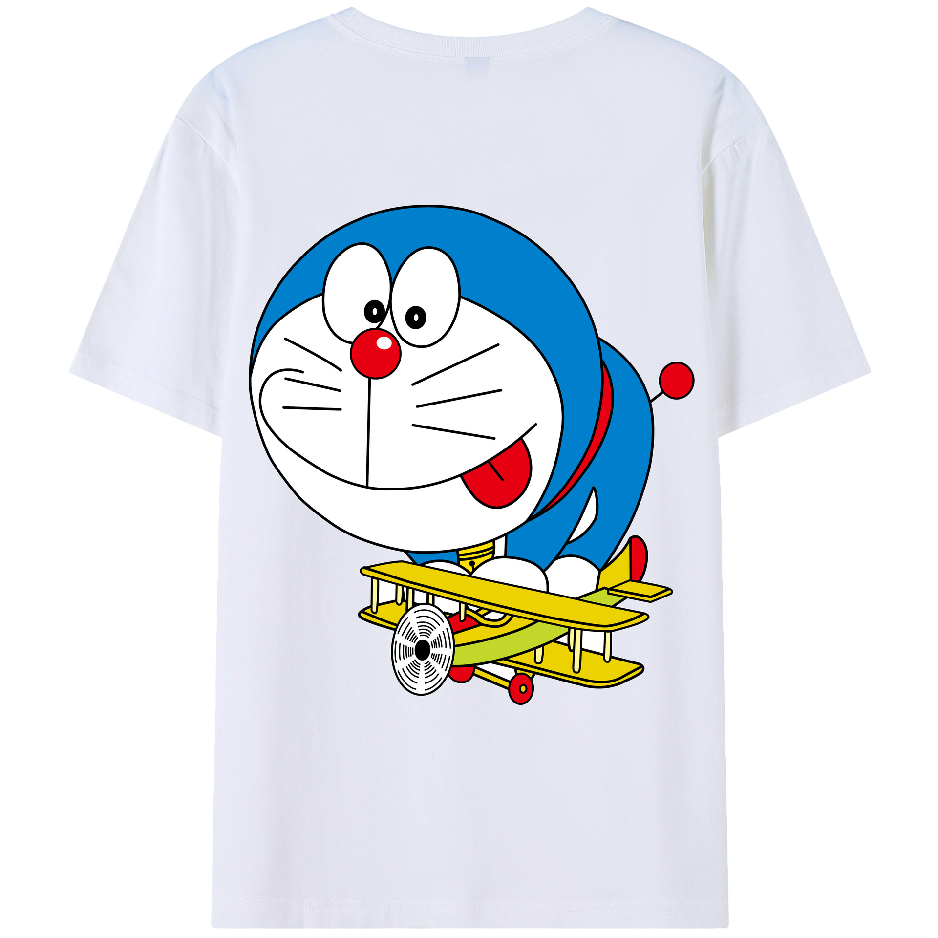 （画像用） ドラえもん Doraemon レディース半袖Tシャツ(バックプリント)