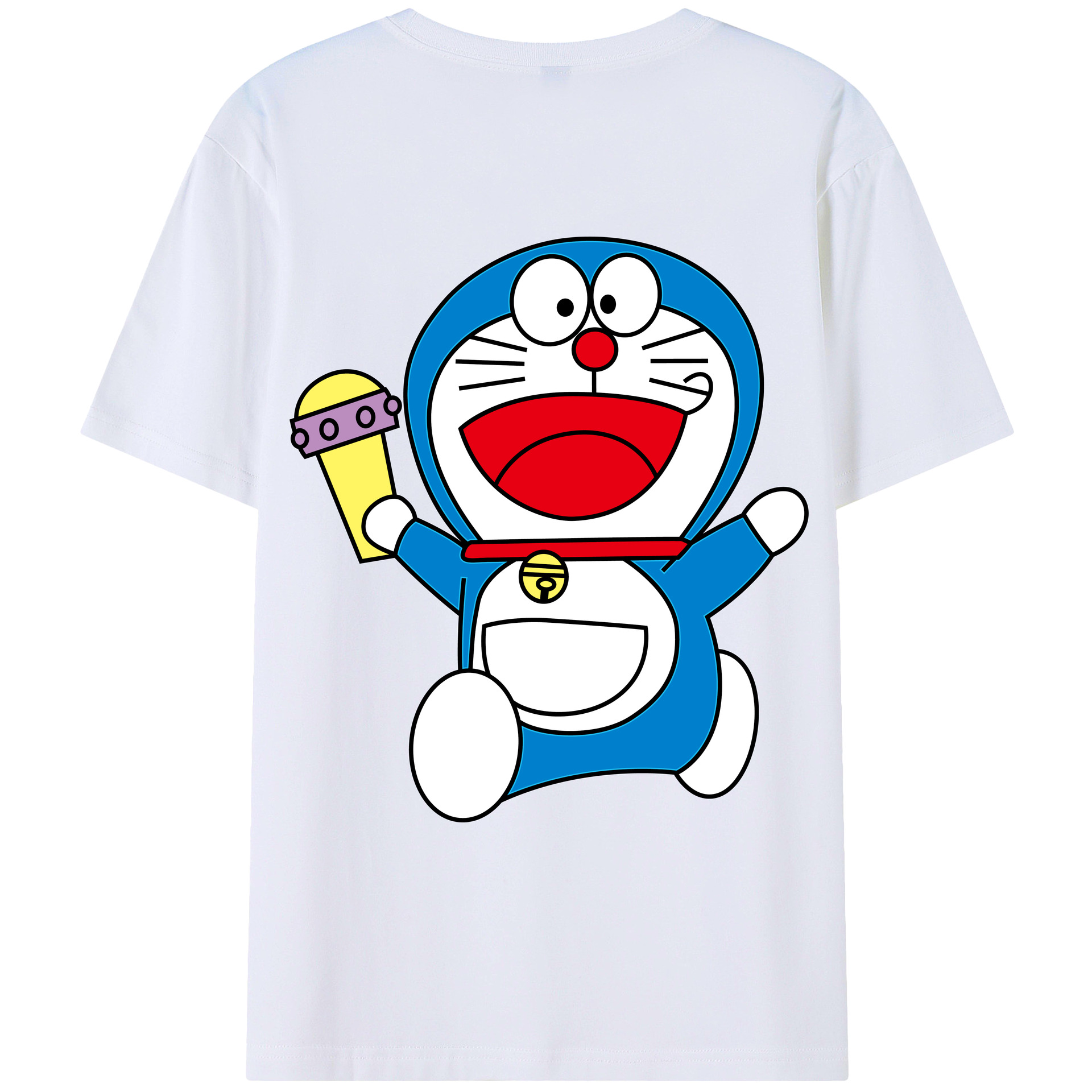 （画像用） ドラえもん Doraemon レディース半袖Tシャツ(バックプリント)