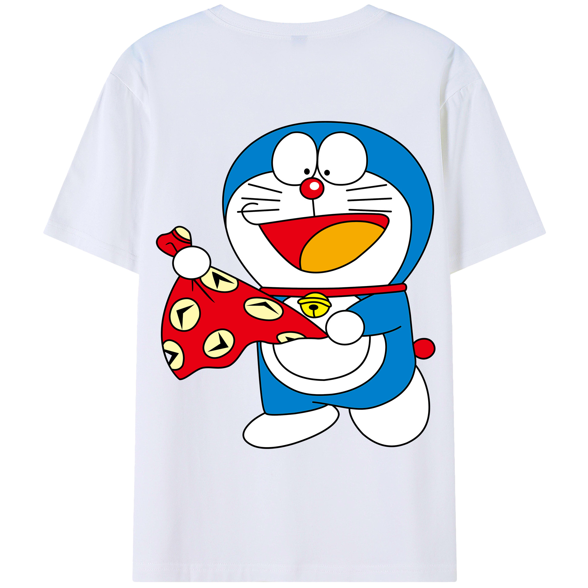 （画像用） ドラえもん Doraemon レディース半袖Tシャツ(バックプリント)