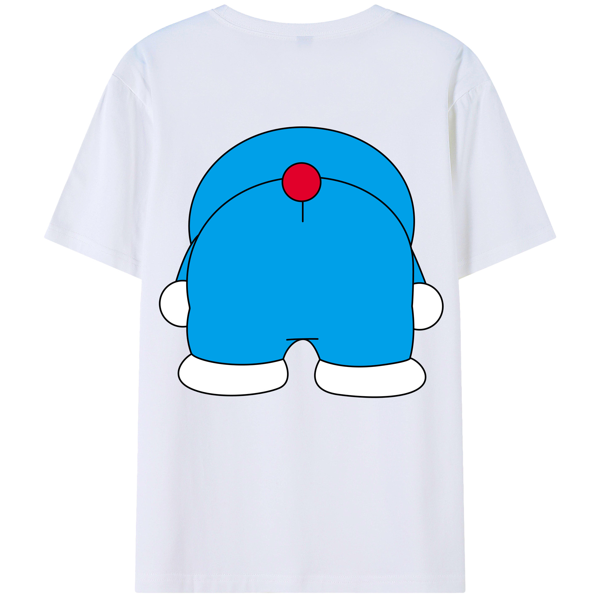（画像用） ドラえもん Doraemon レディース半袖Tシャツ(バックプリント)