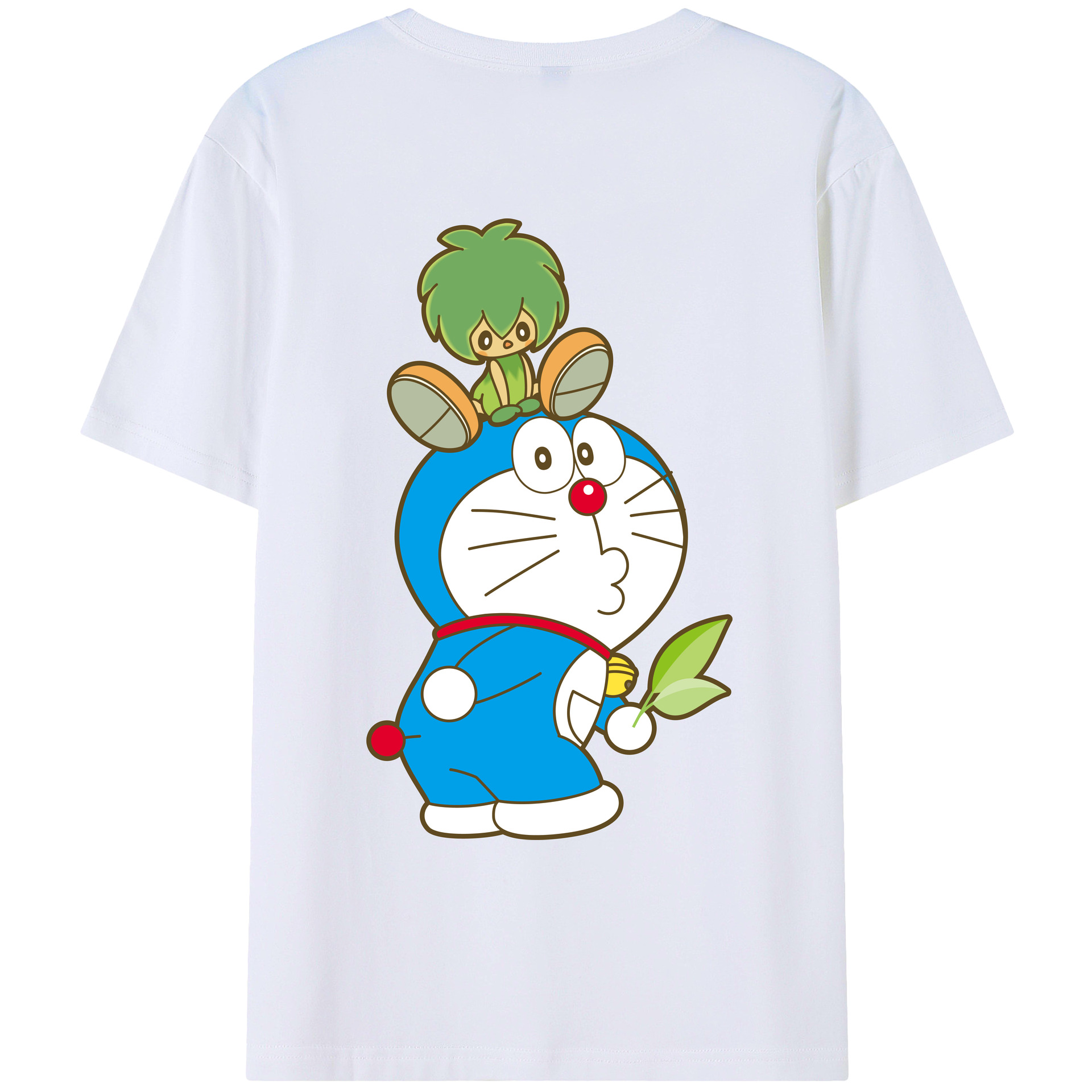 （画像用） ドラえもん Doraemon レディース半袖Tシャツ(バックプリント)