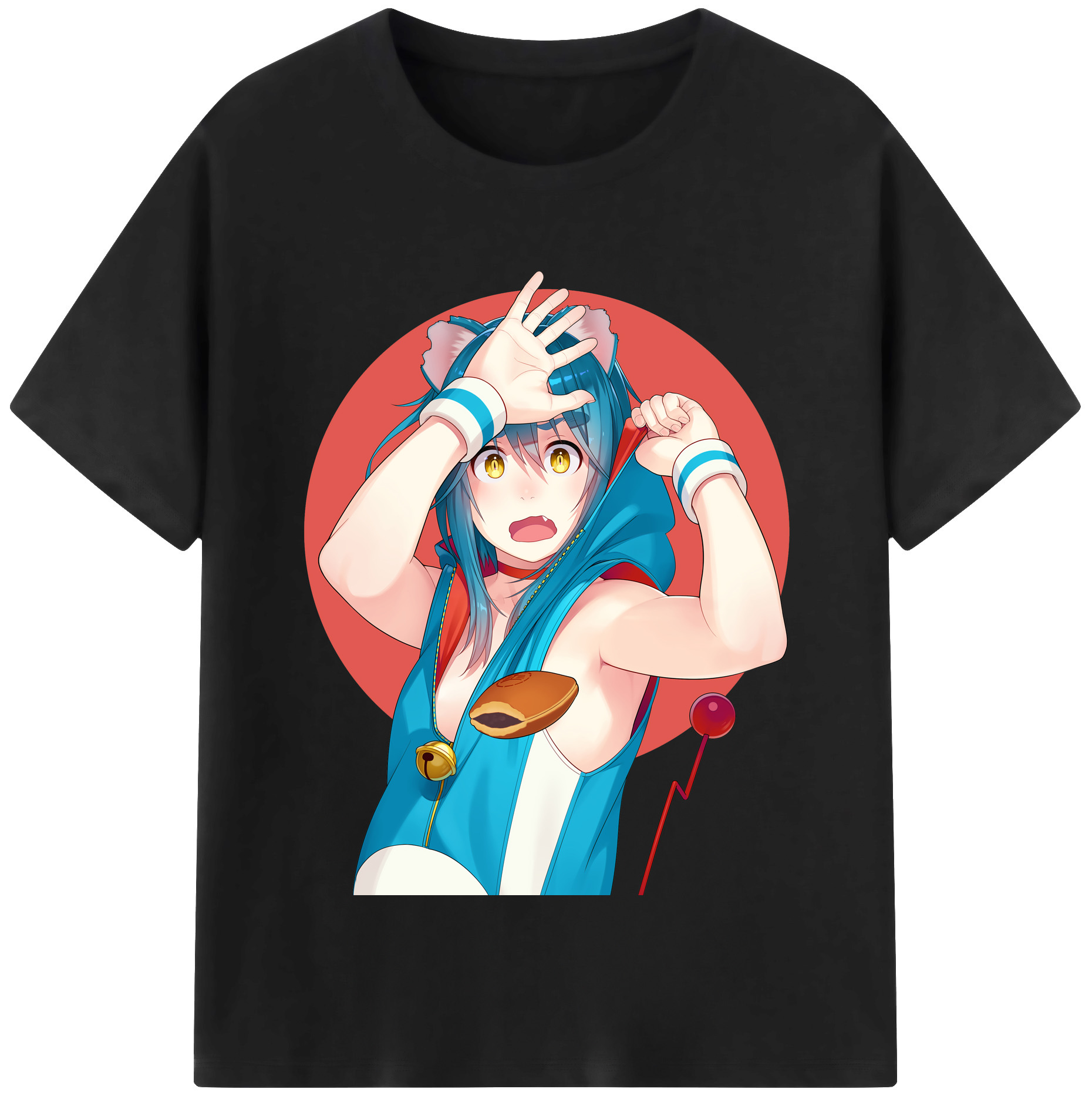 （画像用） ドラえもん Doraemon レディースカジュアルプリントTシャツ（綿100％）