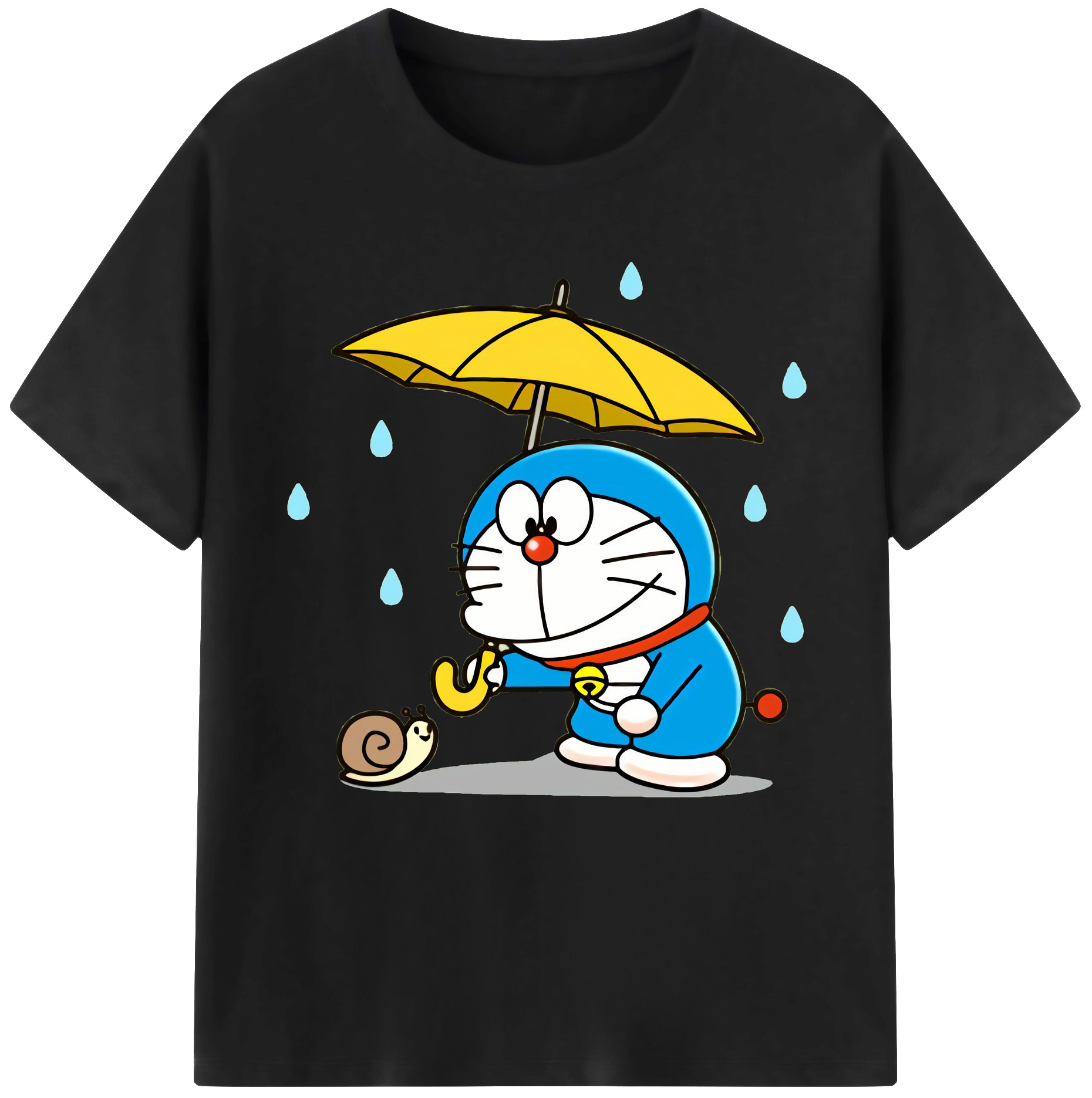（画像用） ドラえもん Doraemon レディースカジュアルプリントTシャツ（綿100％）