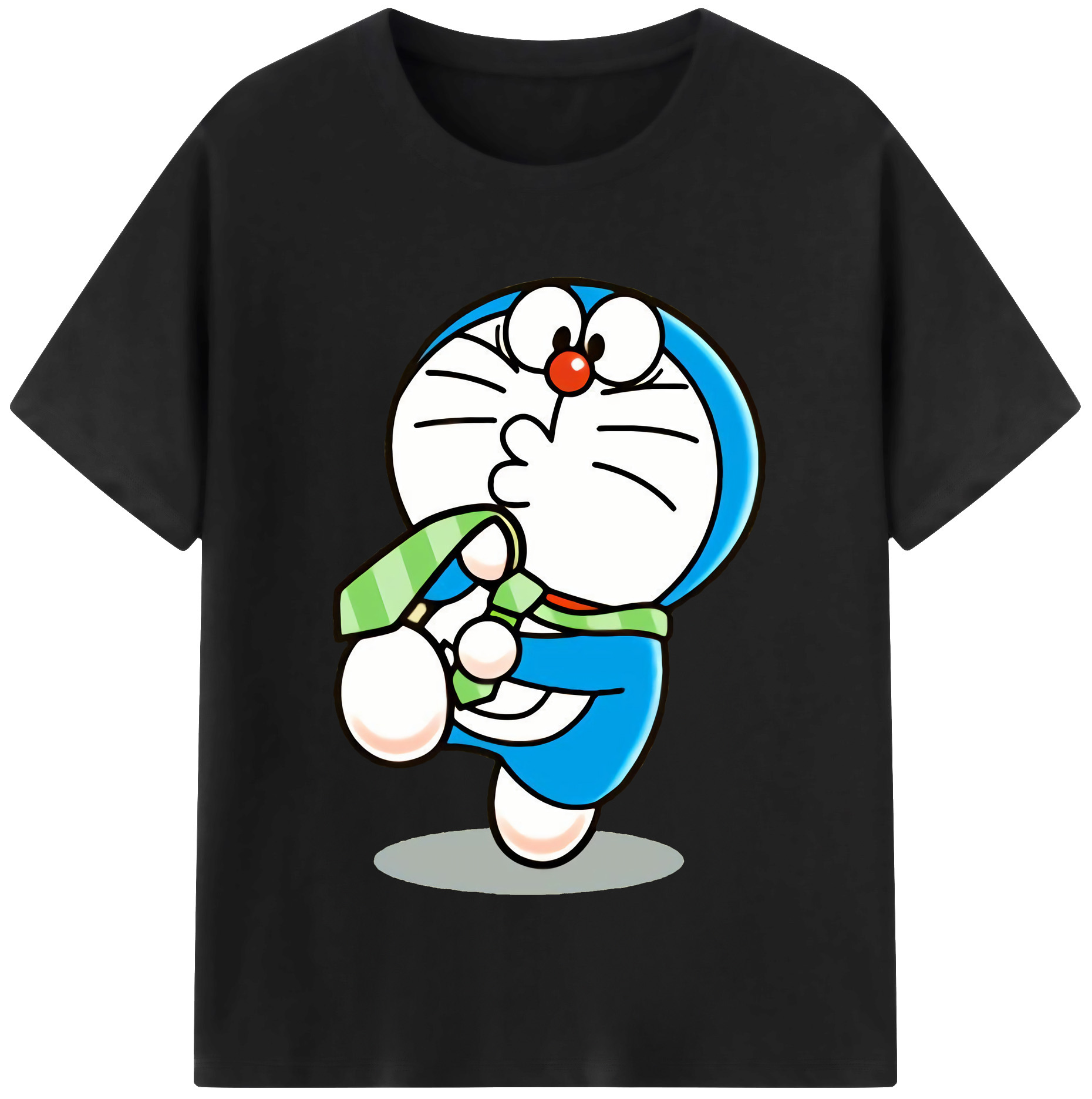（画像用） ドラえもん Doraemon レディースカジュアルプリントTシャツ（綿100％）