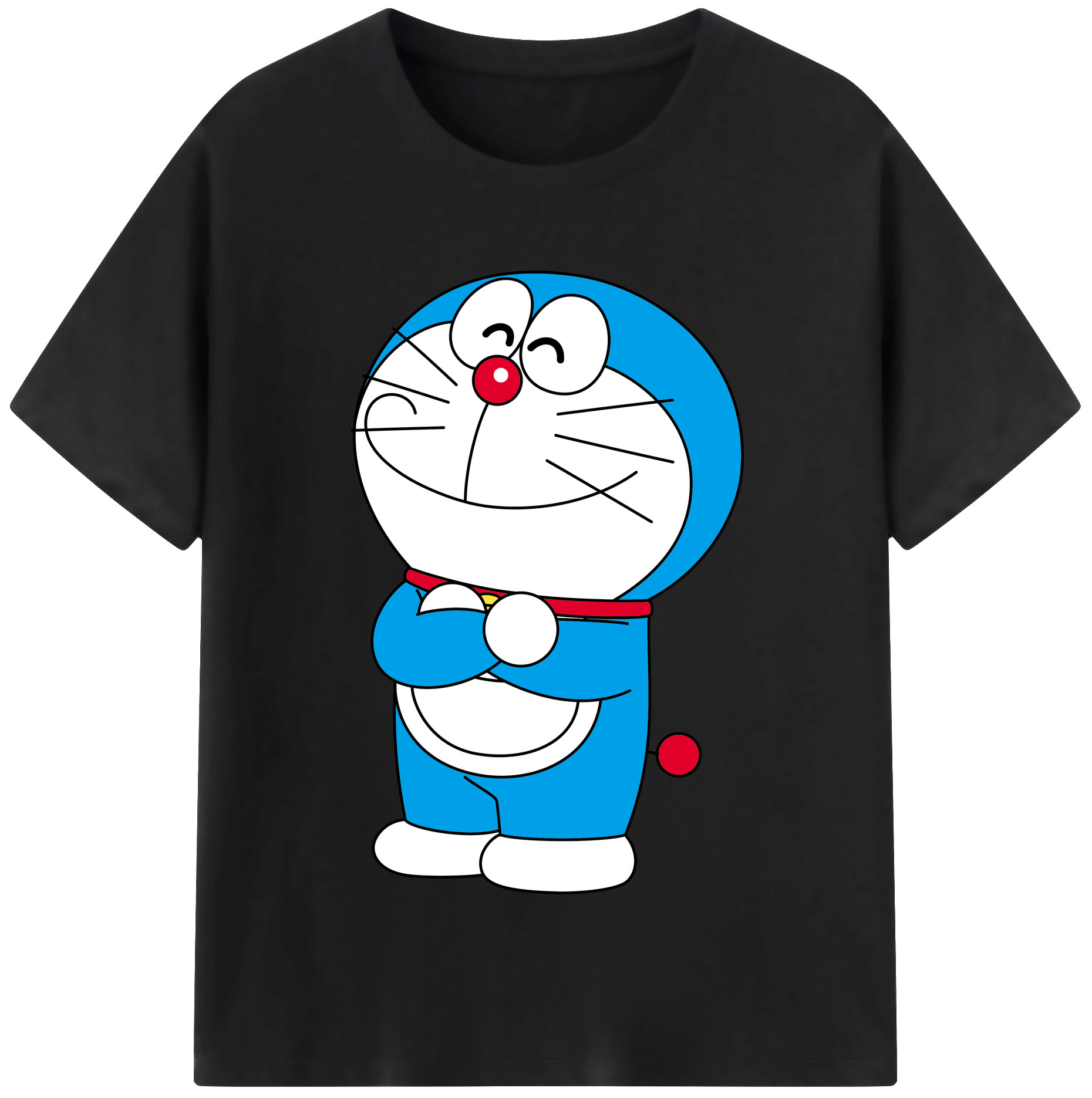 （画像用） ドラえもん Doraemon レディースカジュアルプリントTシャツ（綿100％）