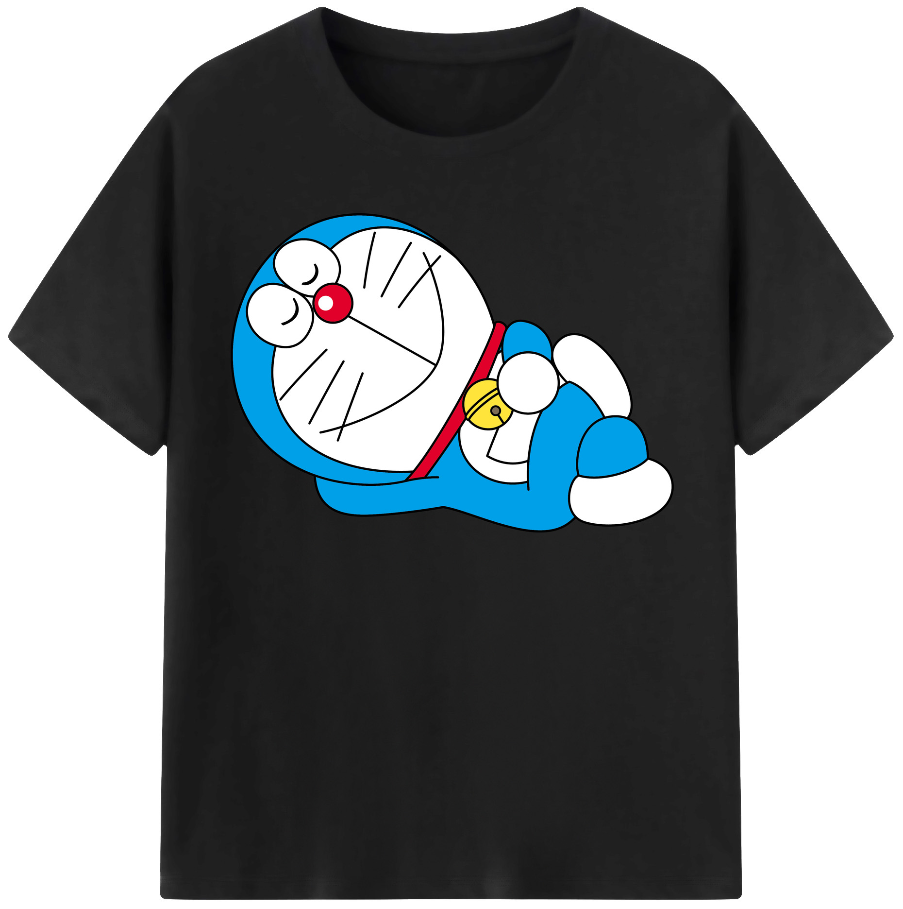 （画像用） ドラえもん Doraemon レディースカジュアルプリントTシャツ（綿100％）