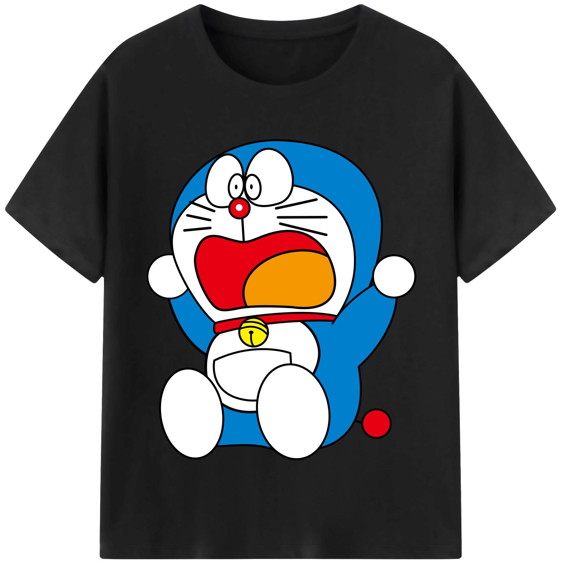 （画像用） ドラえもん Doraemon レディースカジュアルプリントTシャツ（綿100％）