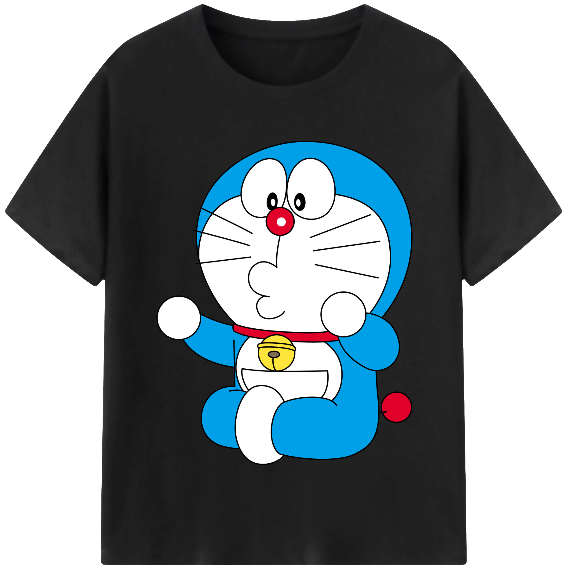 （画像用） ドラえもん Doraemon レディースカジュアルプリントTシャツ（綿100％）