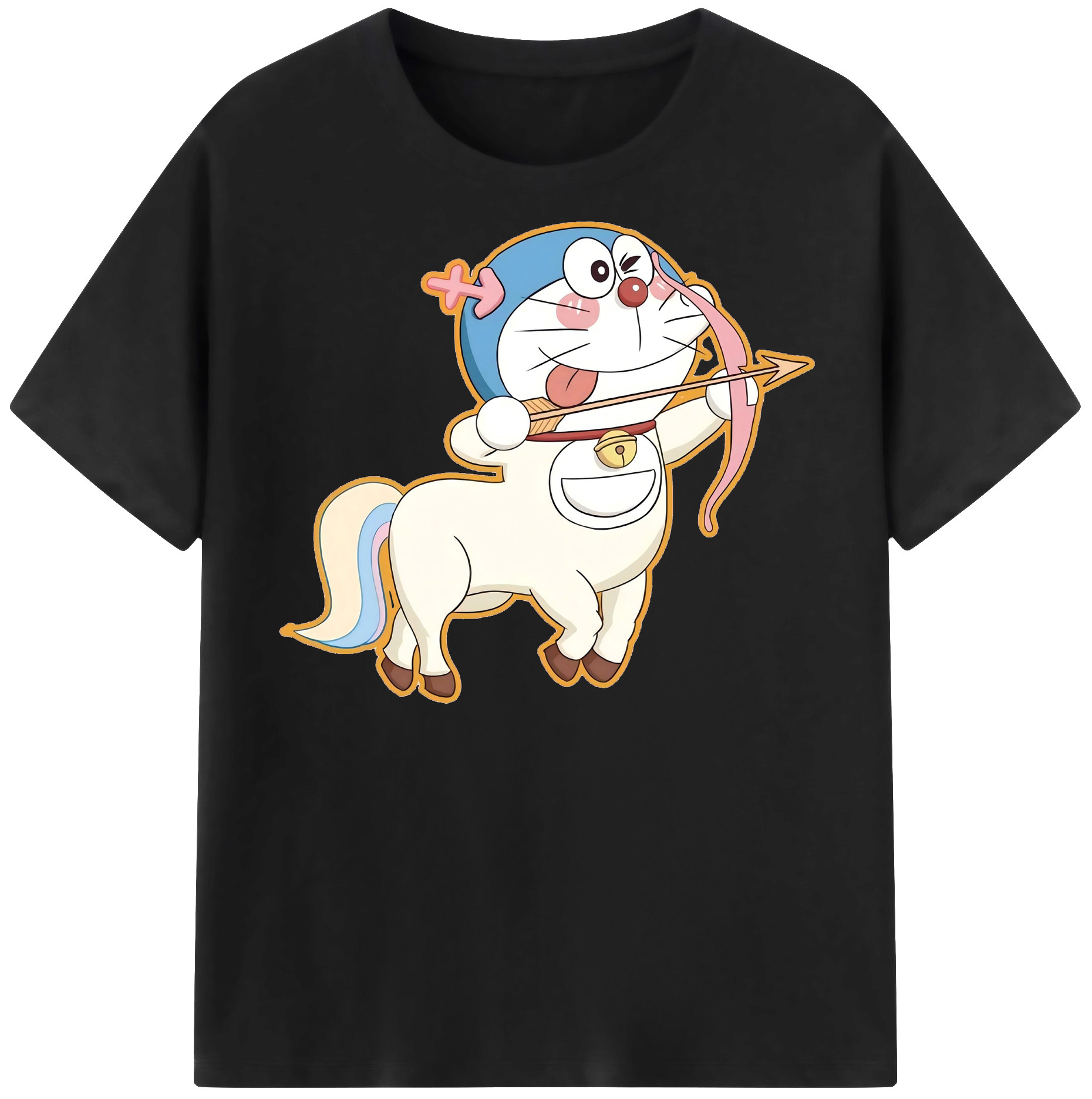 （画像用） ドラえもん Doraemon レディースカジュアルプリントTシャツ（綿100％）