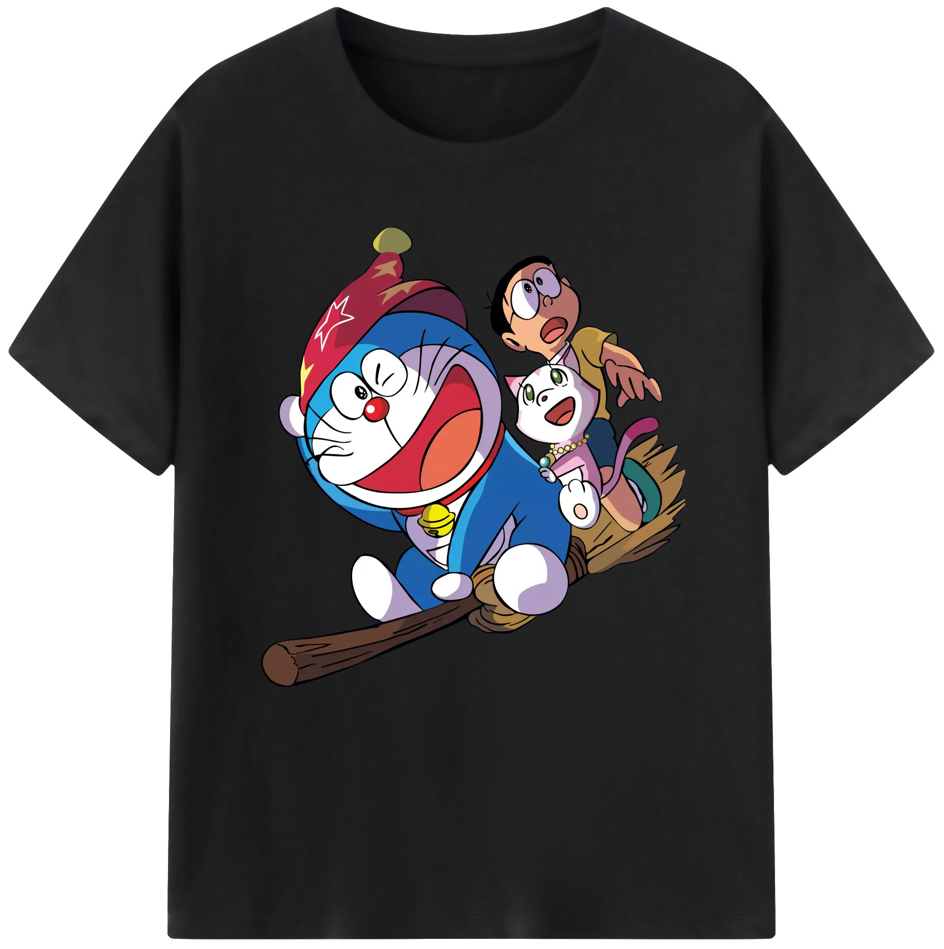 （画像用） ドラえもん Doraemon レディースカジュアルプリントTシャツ（綿100％）