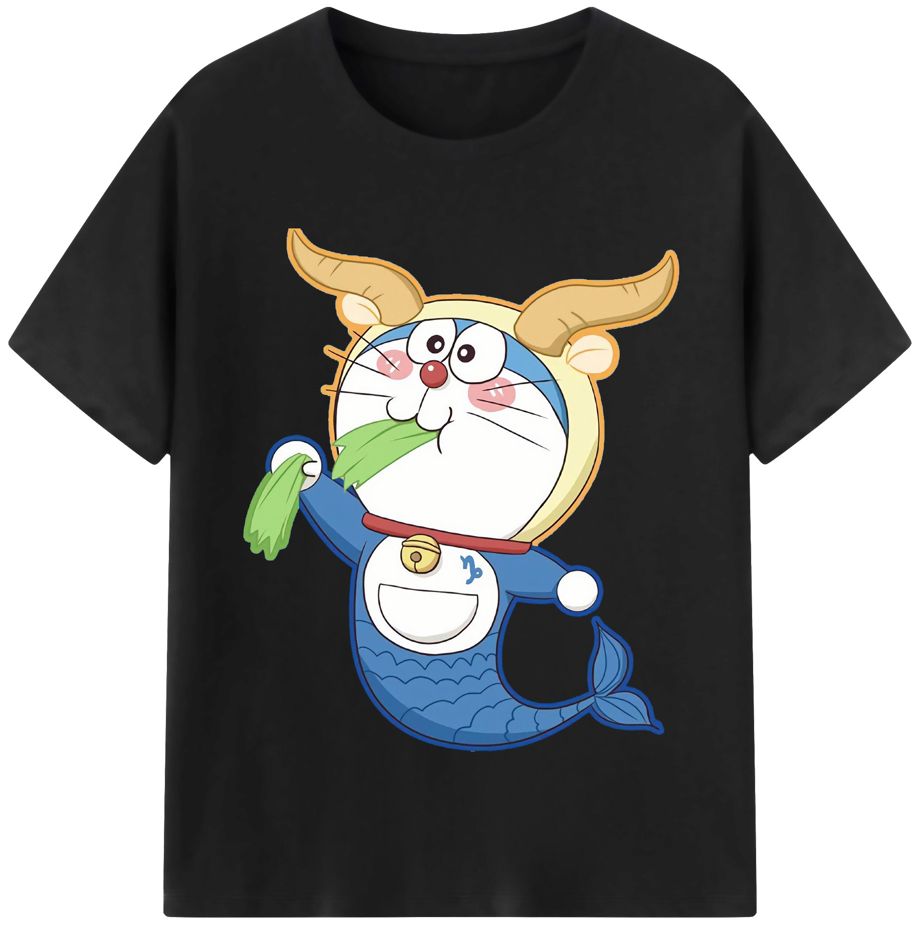 （画像用） ドラえもん Doraemon レディースカジュアルプリントTシャツ（綿100％）