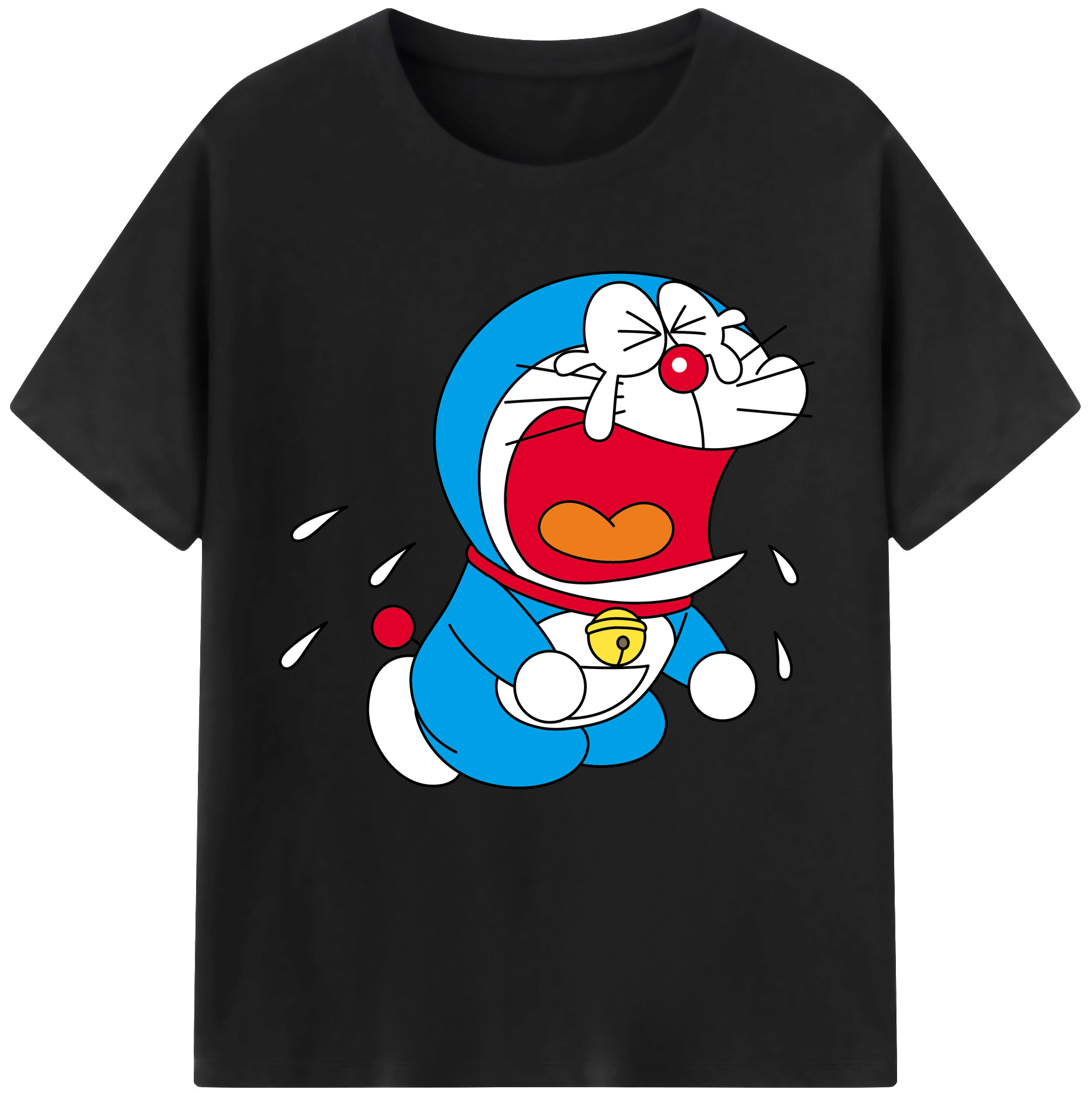 （画像用） ドラえもん Doraemon レディースカジュアルプリントTシャツ（綿100％）