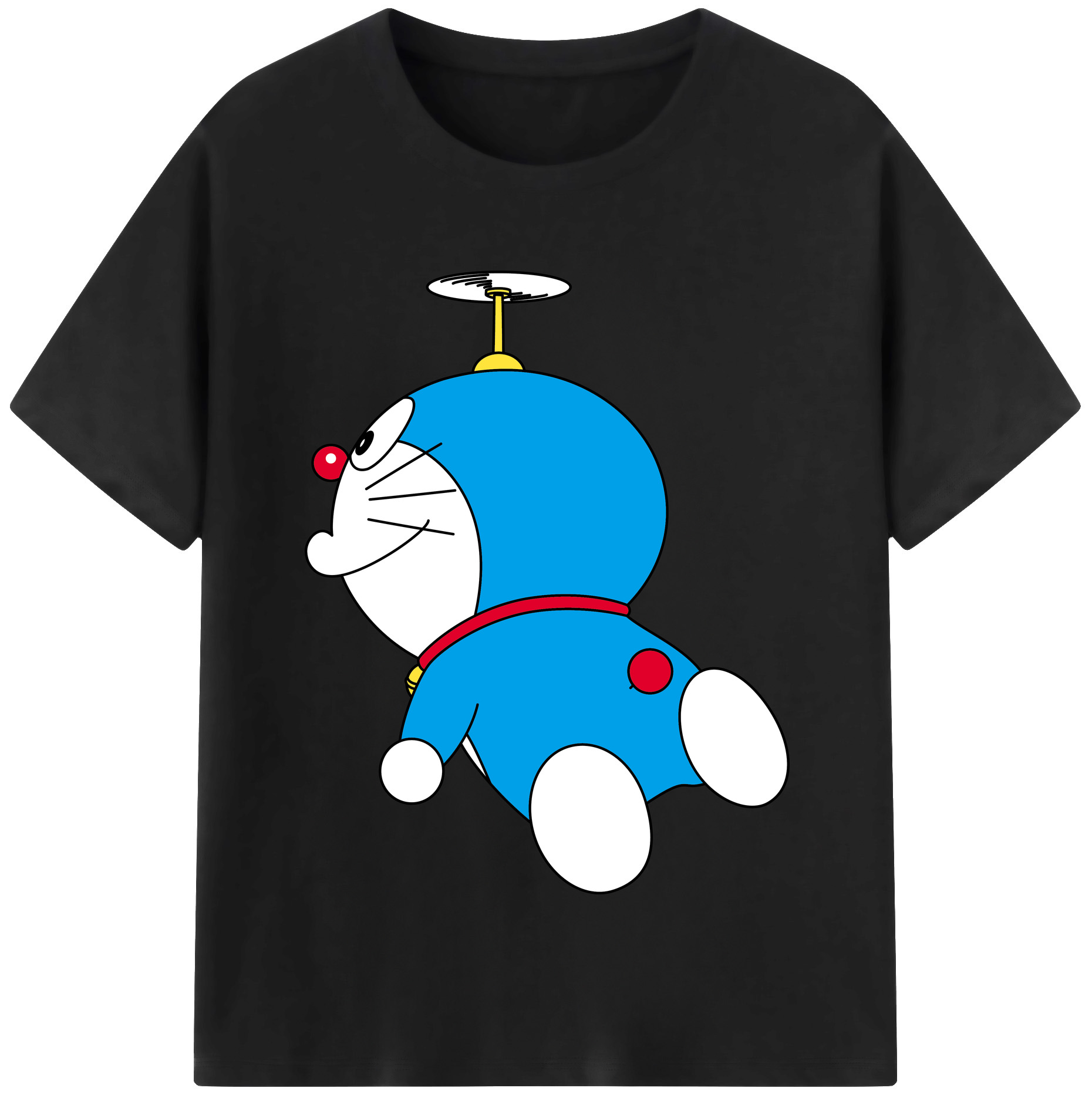 （画像用） ドラえもん Doraemon レディースカジュアルプリントTシャツ（綿100％）