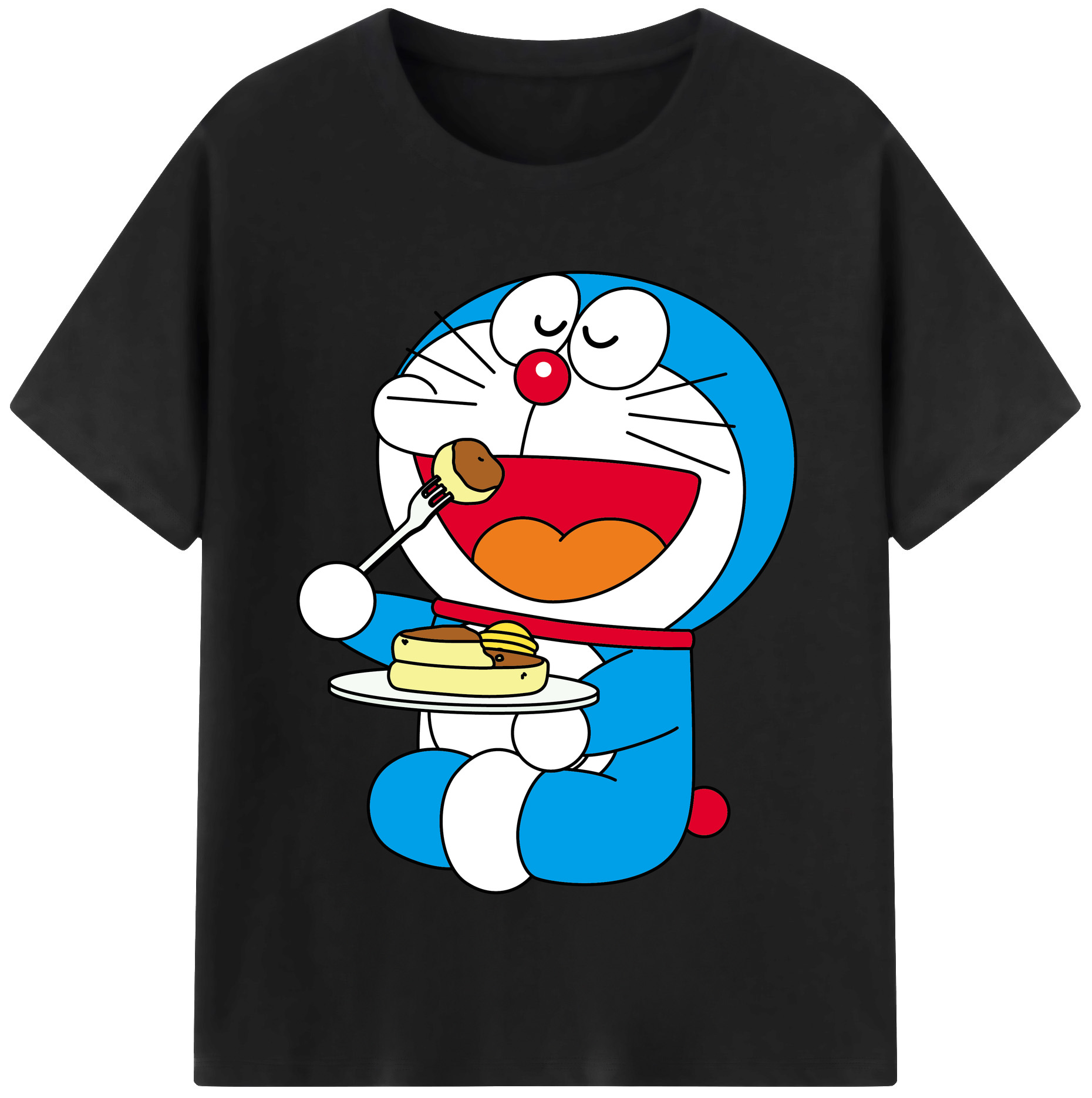 （画像用） ドラえもん Doraemon レディースカジュアルプリントTシャツ（綿100％）