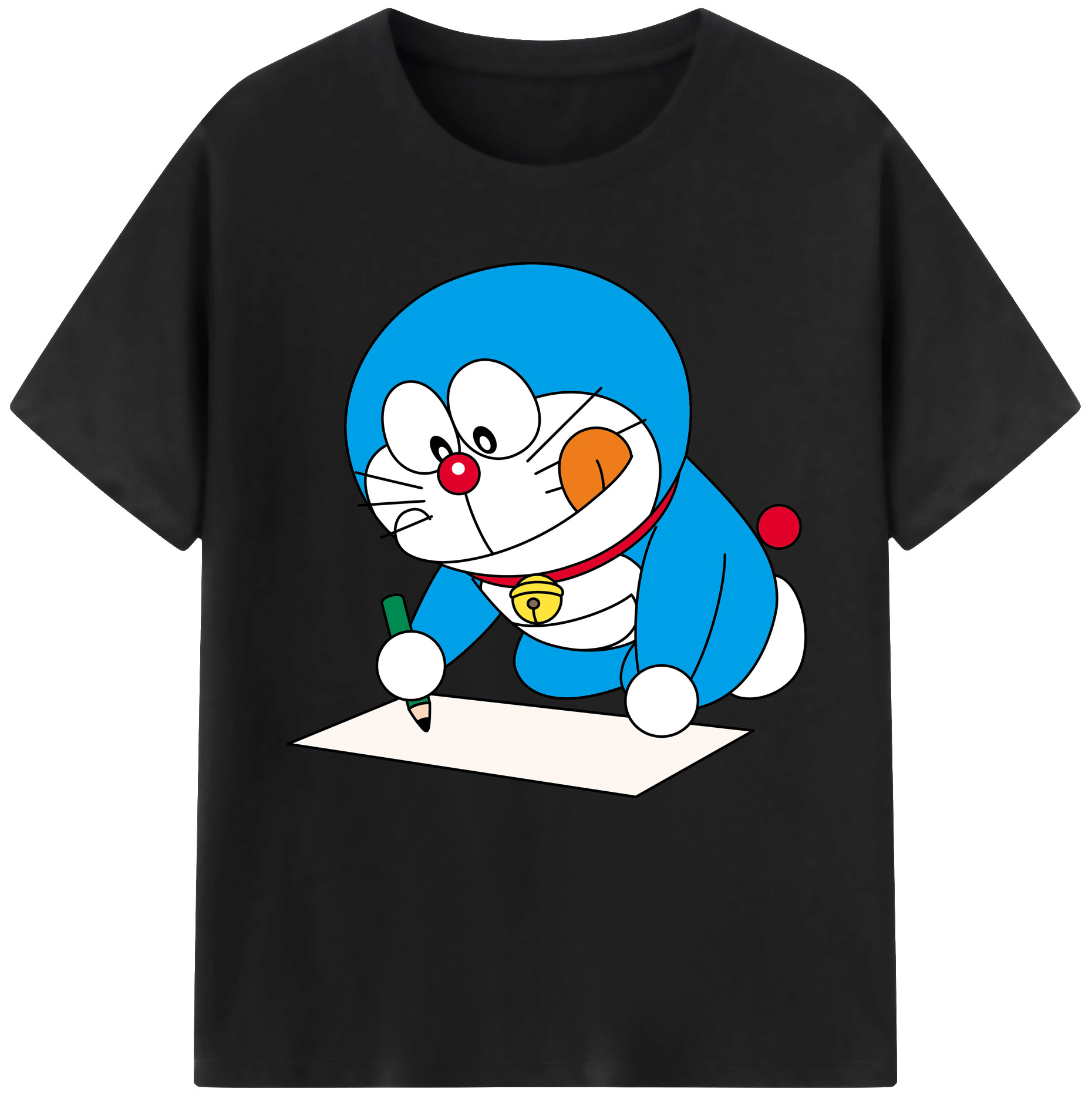 （画像用） ドラえもん Doraemon レディースカジュアルプリントTシャツ（綿100％）
