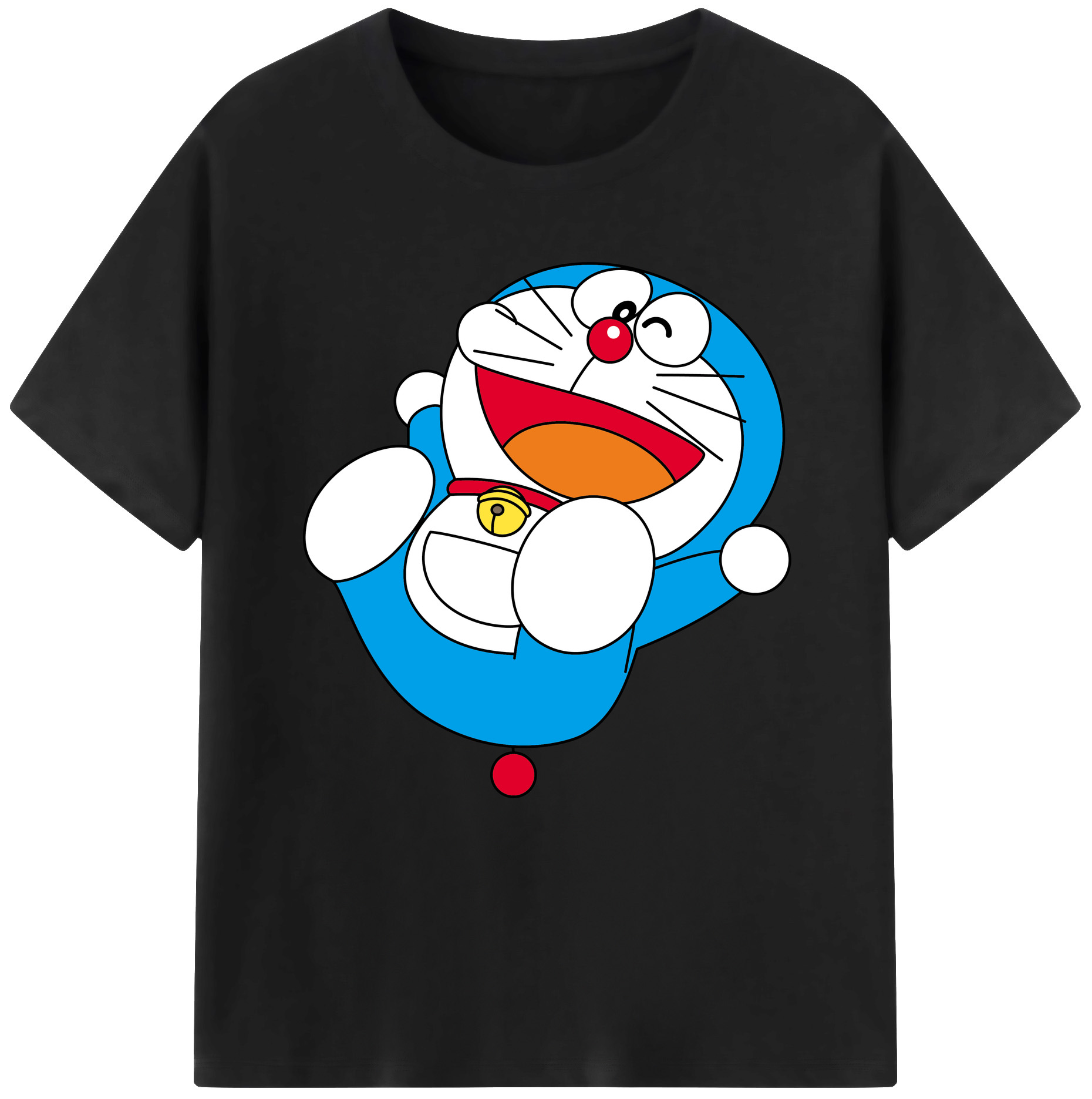 （画像用） ドラえもん Doraemon レディースカジュアルプリントTシャツ（綿100％）