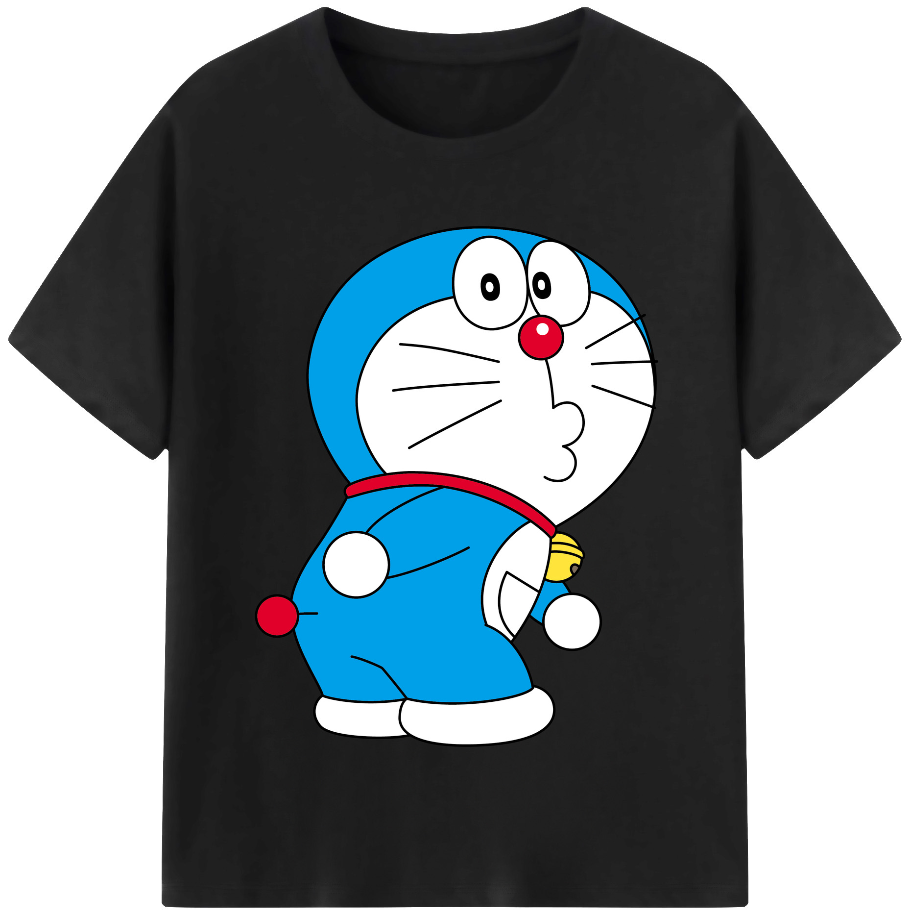 （画像用） ドラえもん Doraemon レディースカジュアルプリントTシャツ（綿100％）