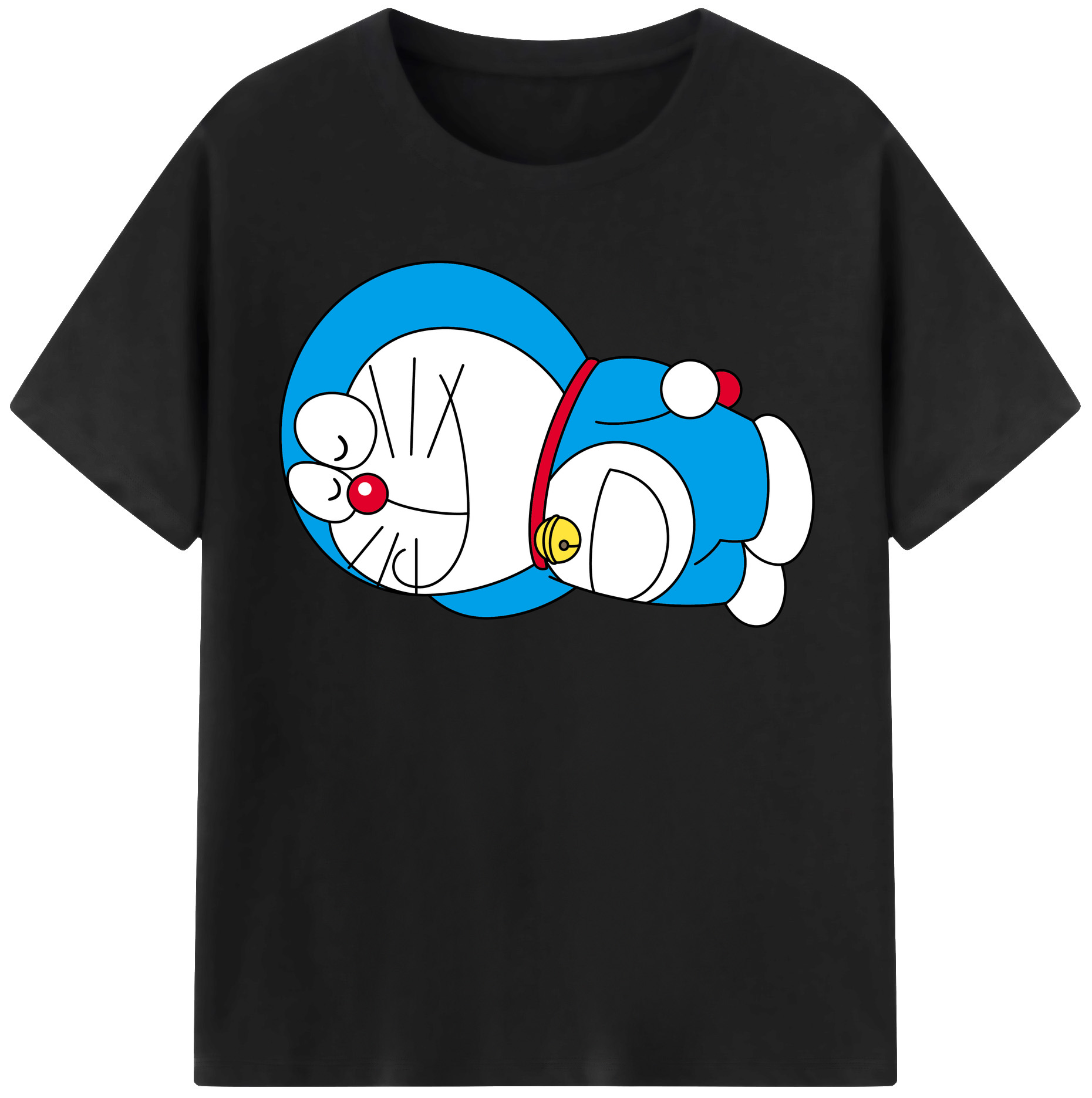（画像用） ドラえもん Doraemon レディースカジュアルプリントTシャツ（綿100％）