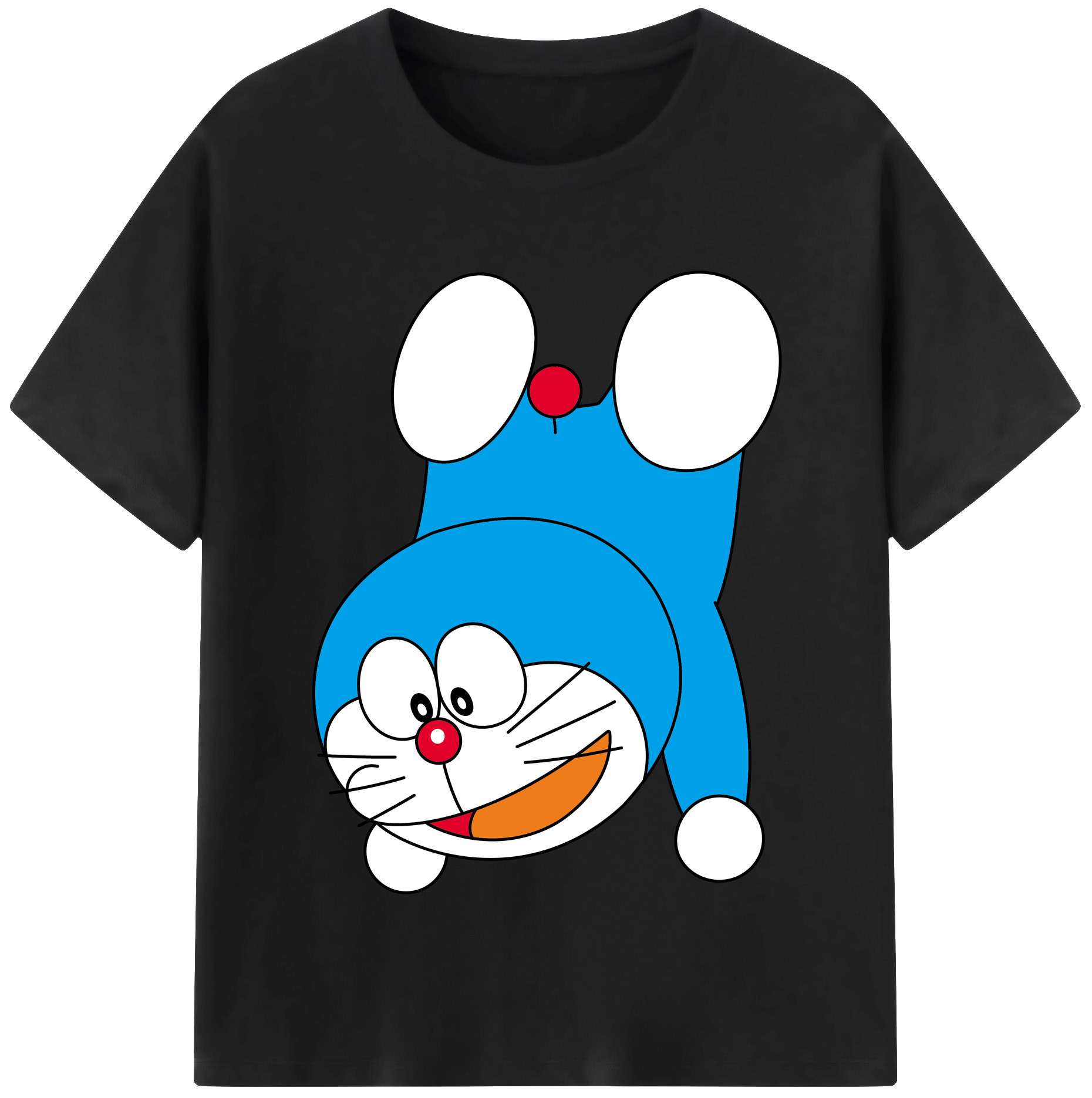 （画像用） ドラえもん Doraemon レディースカジュアルプリントTシャツ（綿100％）