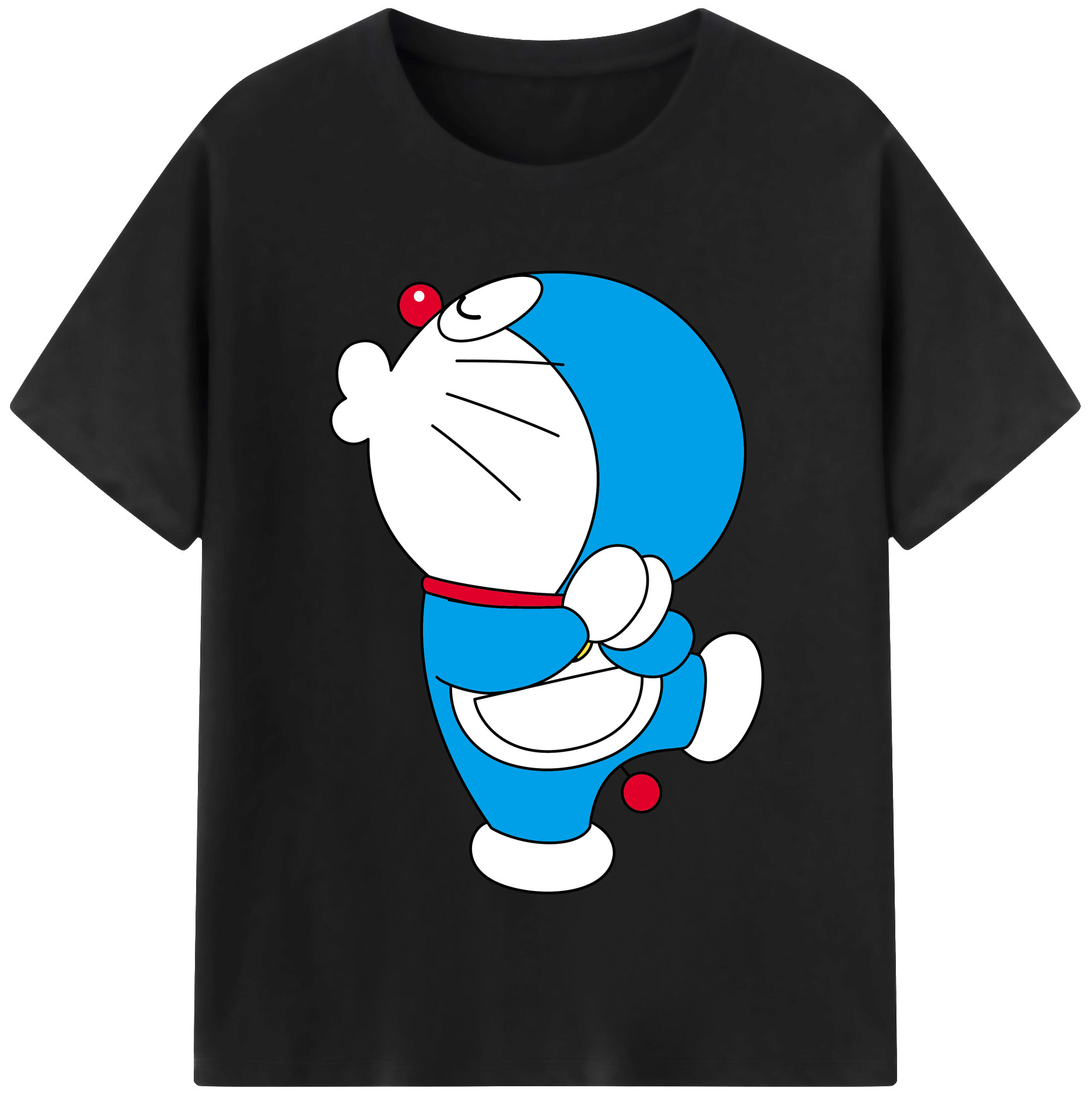 （画像用） ドラえもん Doraemon レディースカジュアルプリントTシャツ（綿100％）