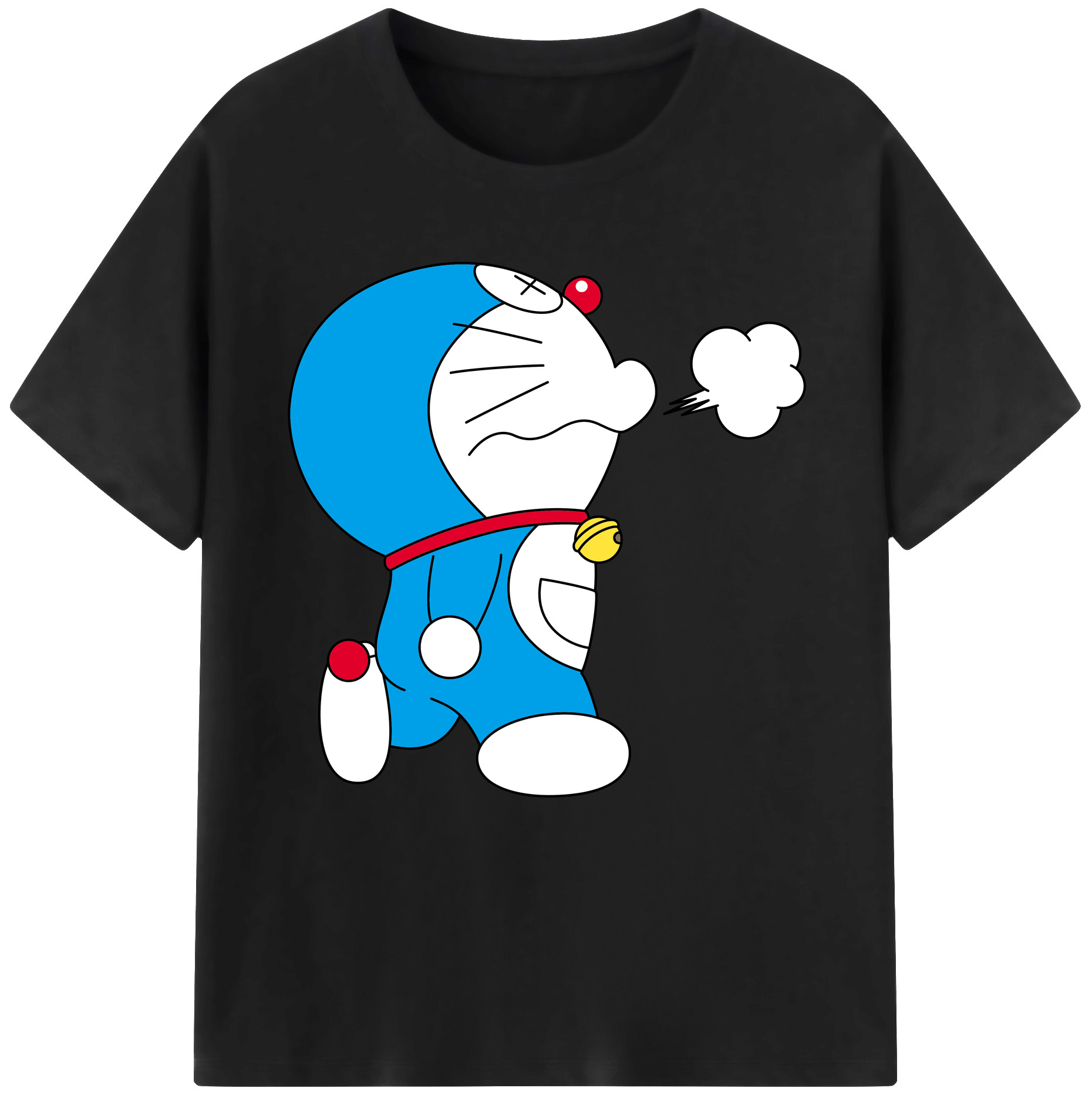 （画像用） ドラえもん Doraemon レディースカジュアルプリントTシャツ（綿100％）