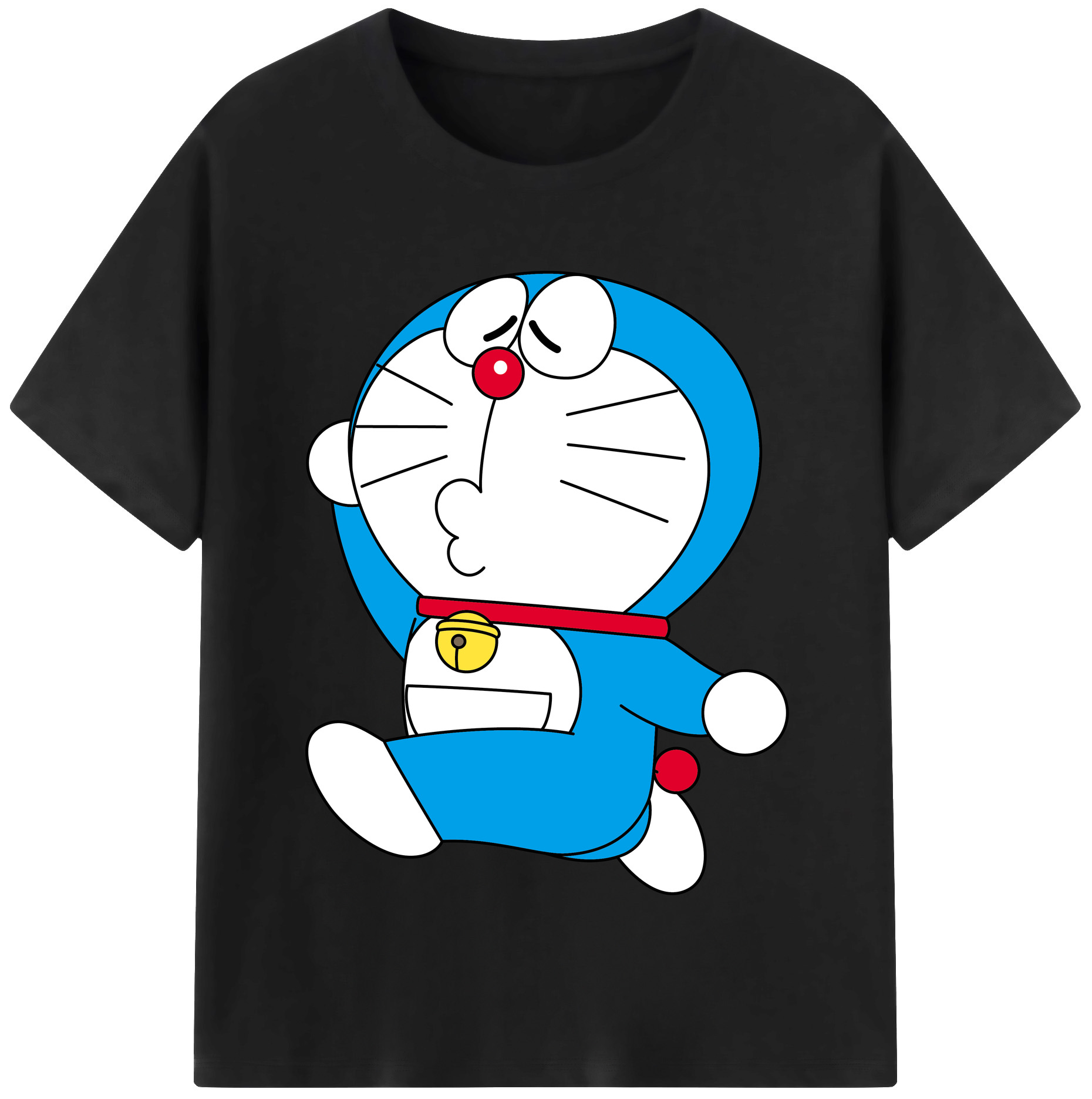 （画像用） ドラえもん Doraemon レディースカジュアルプリントTシャツ（綿100％）