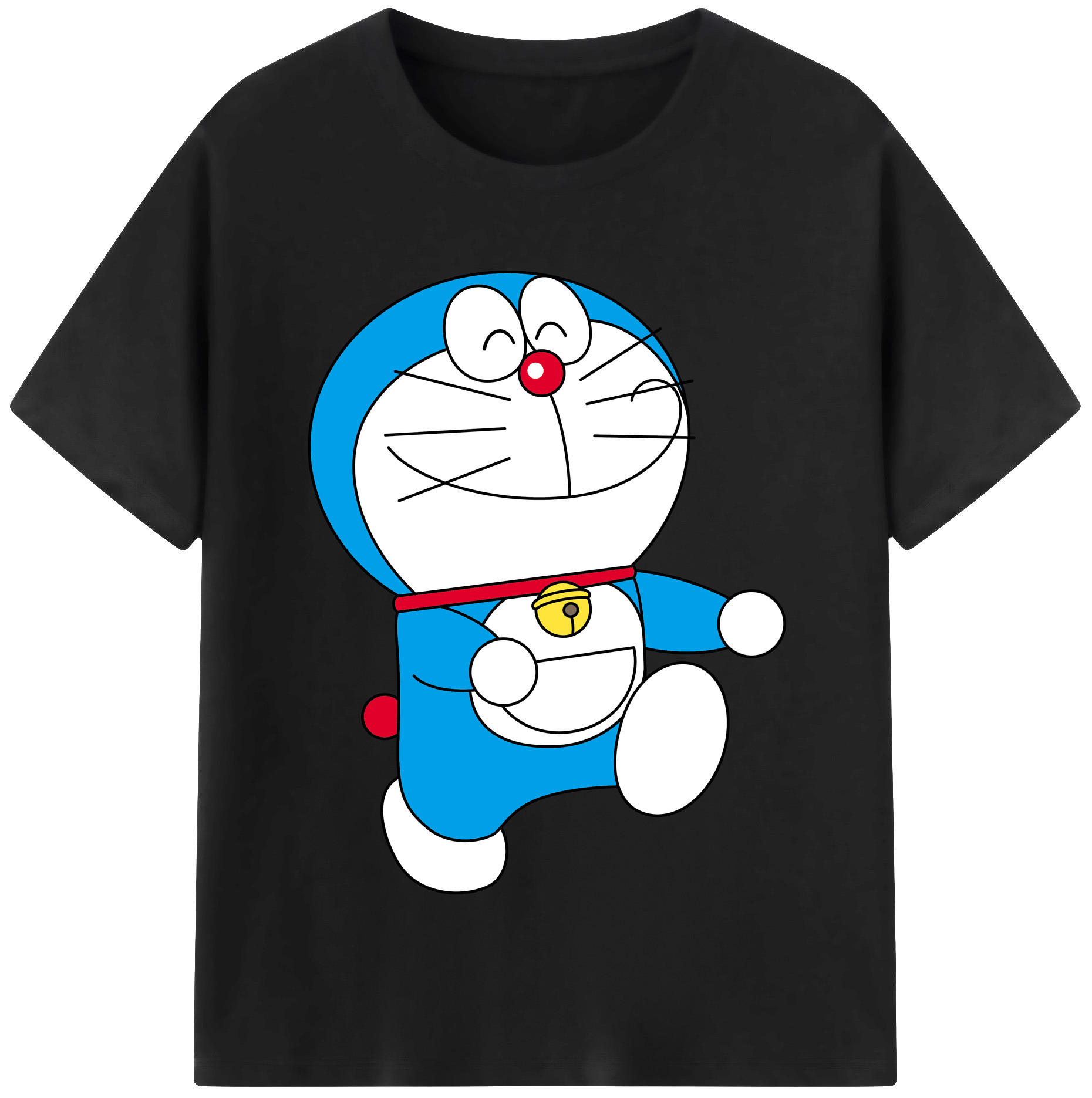 （画像用） ドラえもん Doraemon レディースカジュアルプリントTシャツ（綿100％）