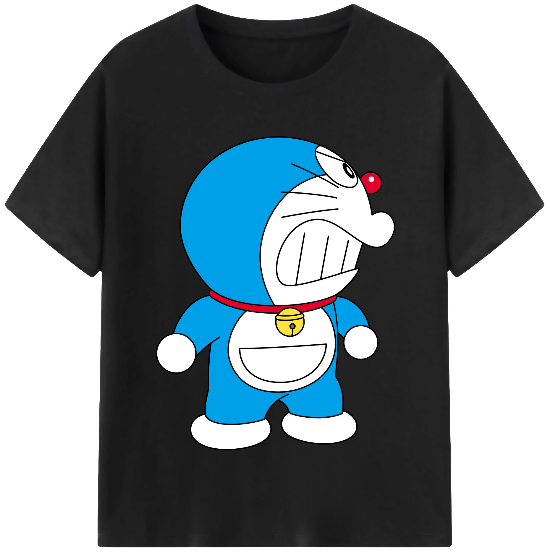 （画像用） ドラえもん Doraemon レディースカジュアルプリントTシャツ（綿100％）