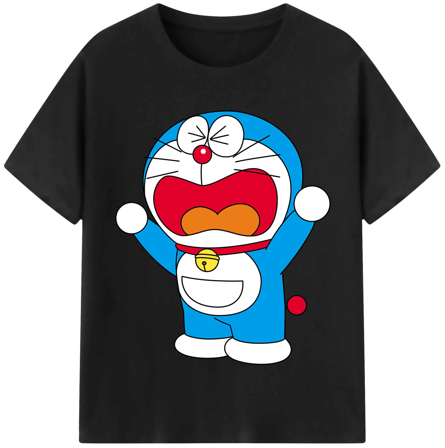 （画像用） ドラえもん Doraemon レディースカジュアルプリントTシャツ（綿100％）